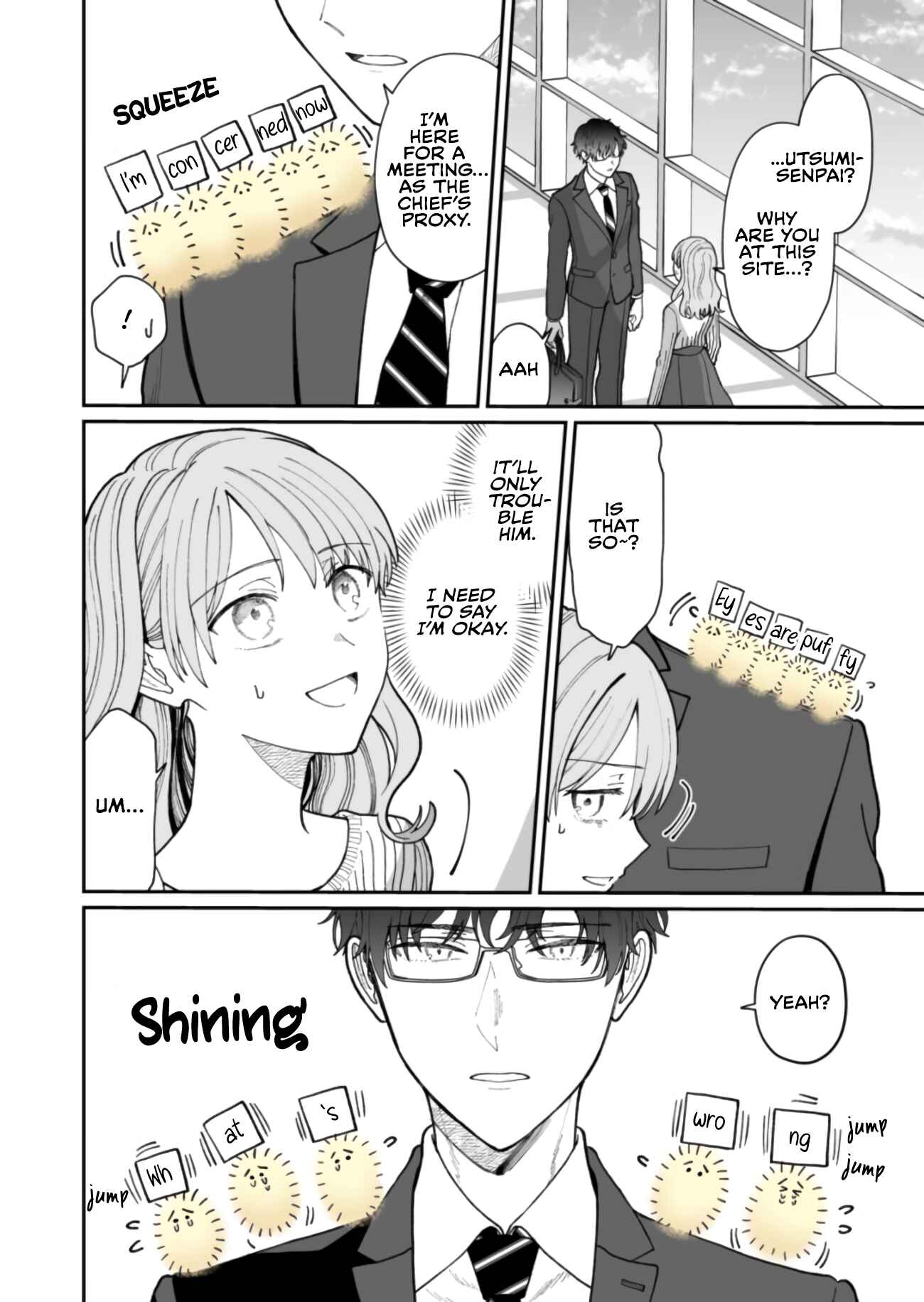 Page 12 Chapter 14 Kuuki ga Yomeru Shinnyuu Shain to Buaisou na Senpai (Web Comic)