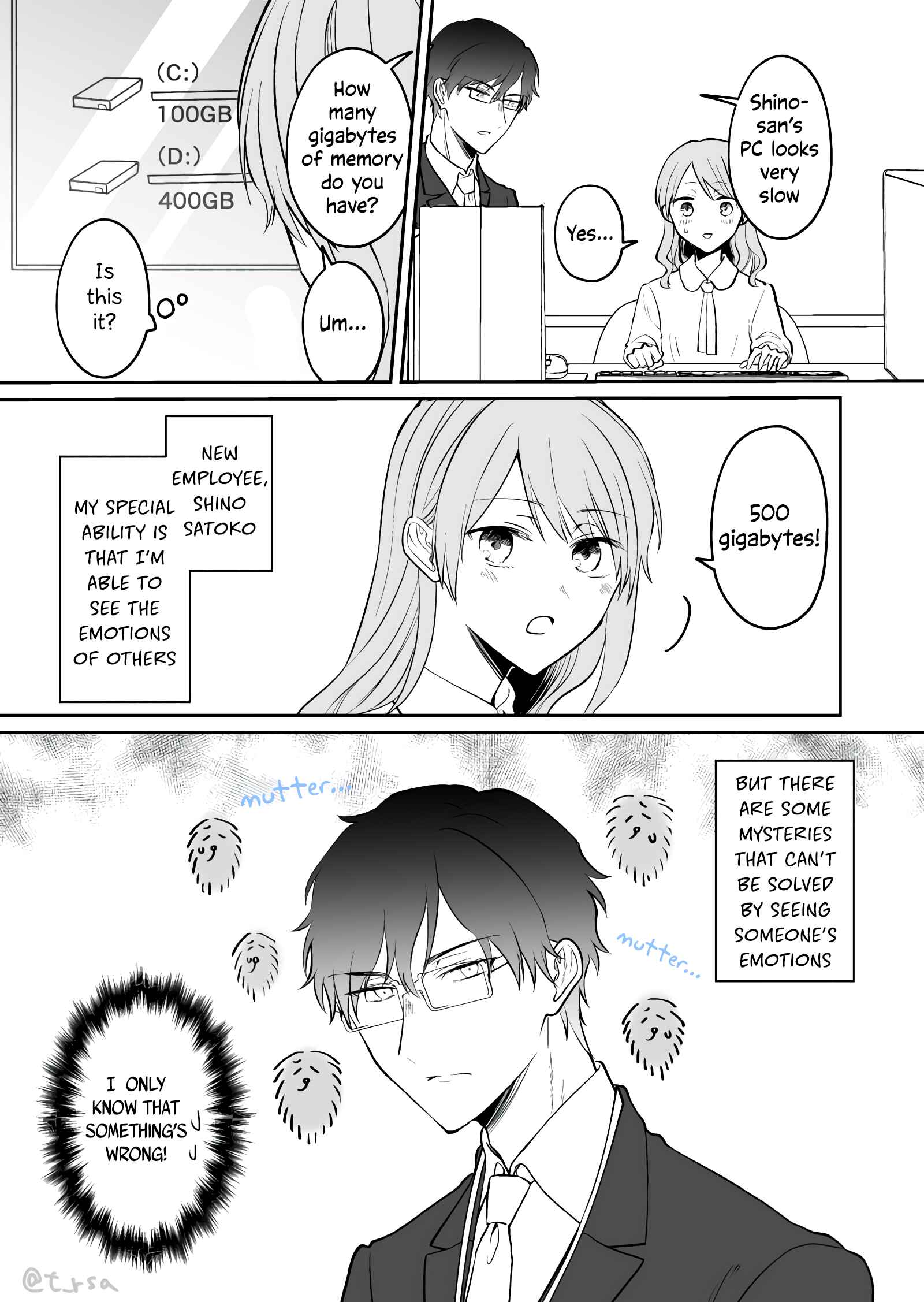 Page 1 Chapter 7 Kuuki ga Yomeru Shinnyuu Shain to Buaisou na Senpai (Web Comic)