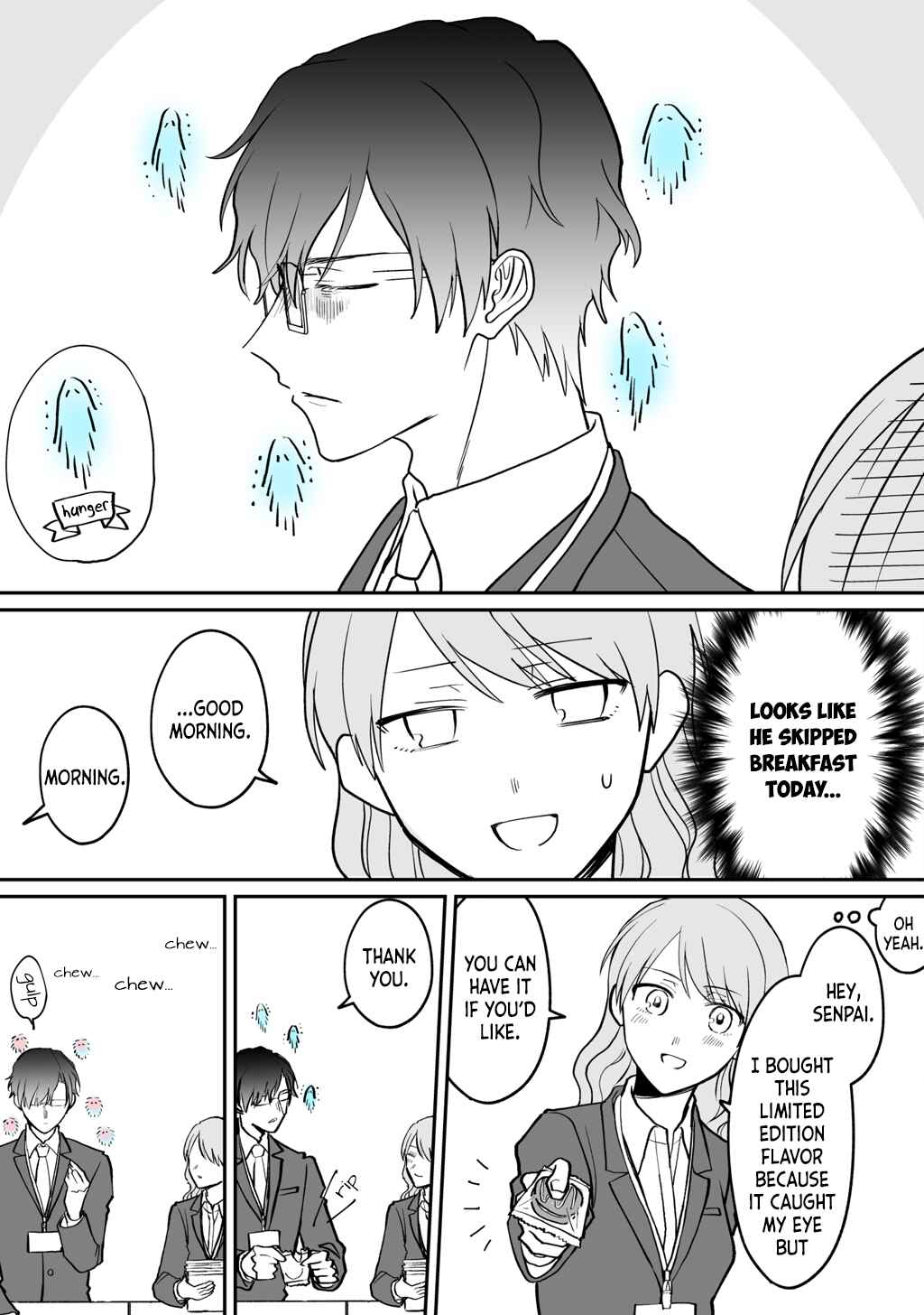 Page 3 Chapter 2 Kuuki ga Yomeru Shinnyuu Shain to Buaisou na Senpai (Web Comic)
