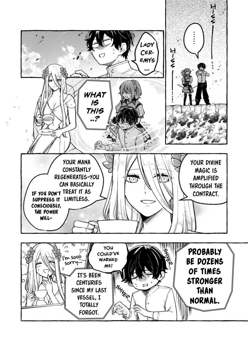 Page 12 Chapter 2.2 Megami no Daikousha to Natta Shounen, Banjou no Ou to Naru