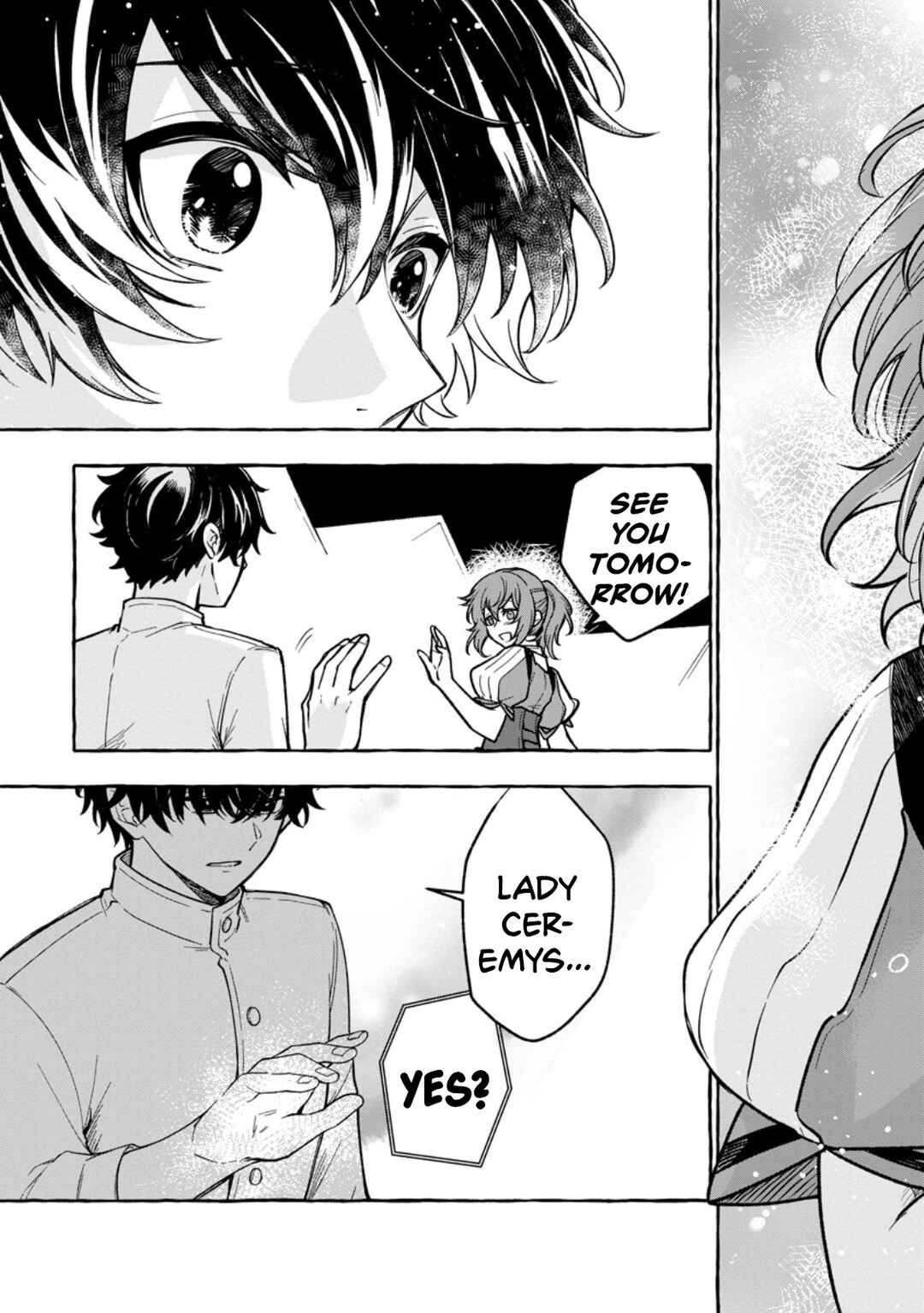 Page 3 Chapter 2.2 Megami no Daikousha to Natta Shounen, Banjou no Ou to Naru