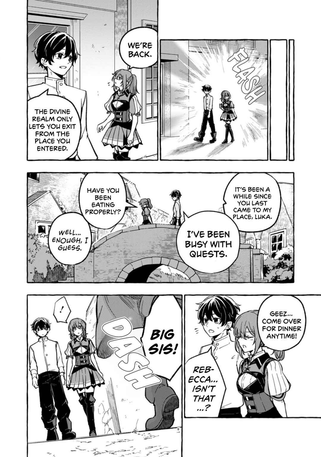 Page 9 Chapter 2.1 Megami no Daikousha to Natta Shounen, Banjou no Ou to Naru