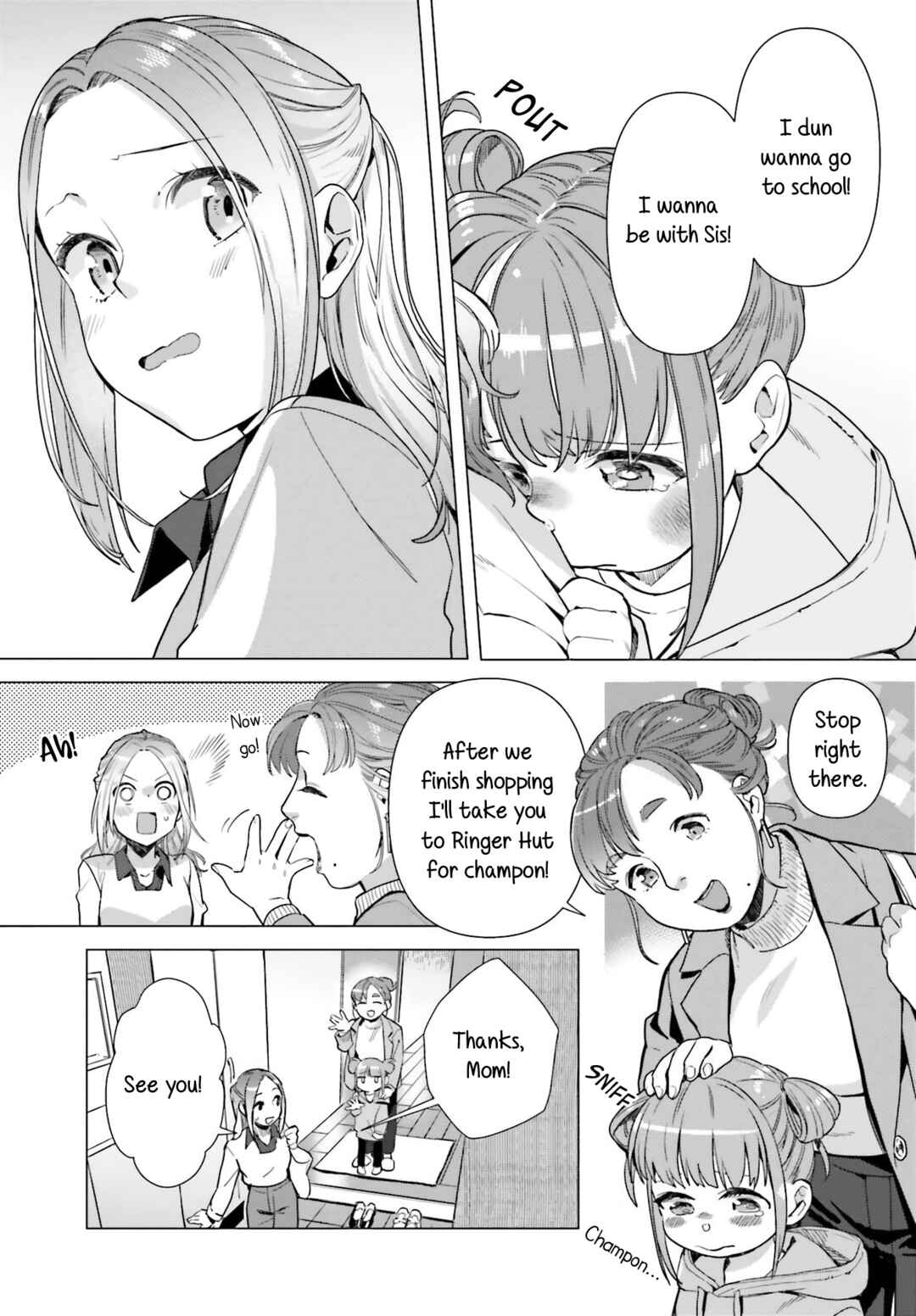 Page 4 Chapter 65 Shinmai Shimai no Futari Gohan