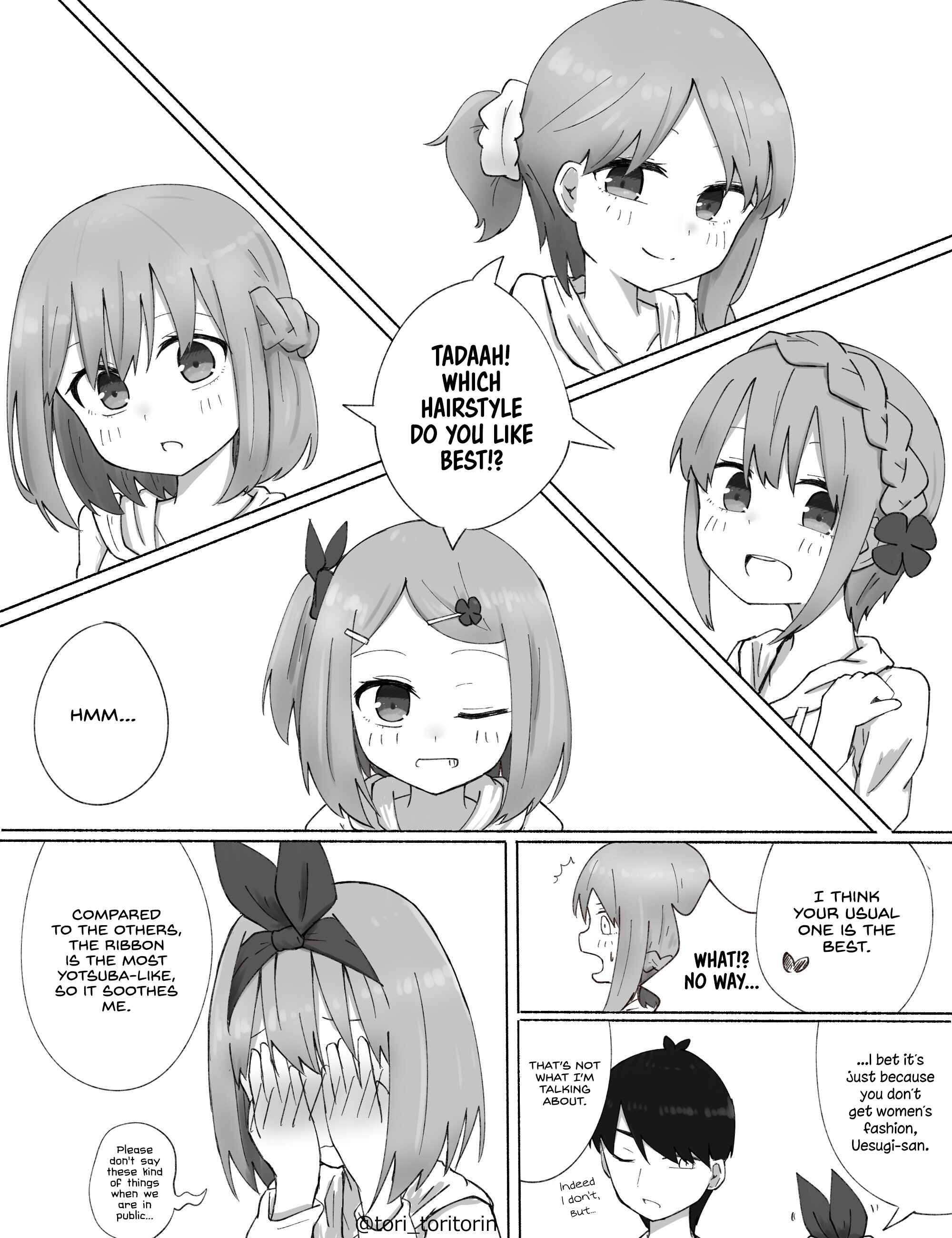 Page 2 Chapter Unknown_1e2f 5Toubun no Hanayome - Hairstyle (Doujinshi)