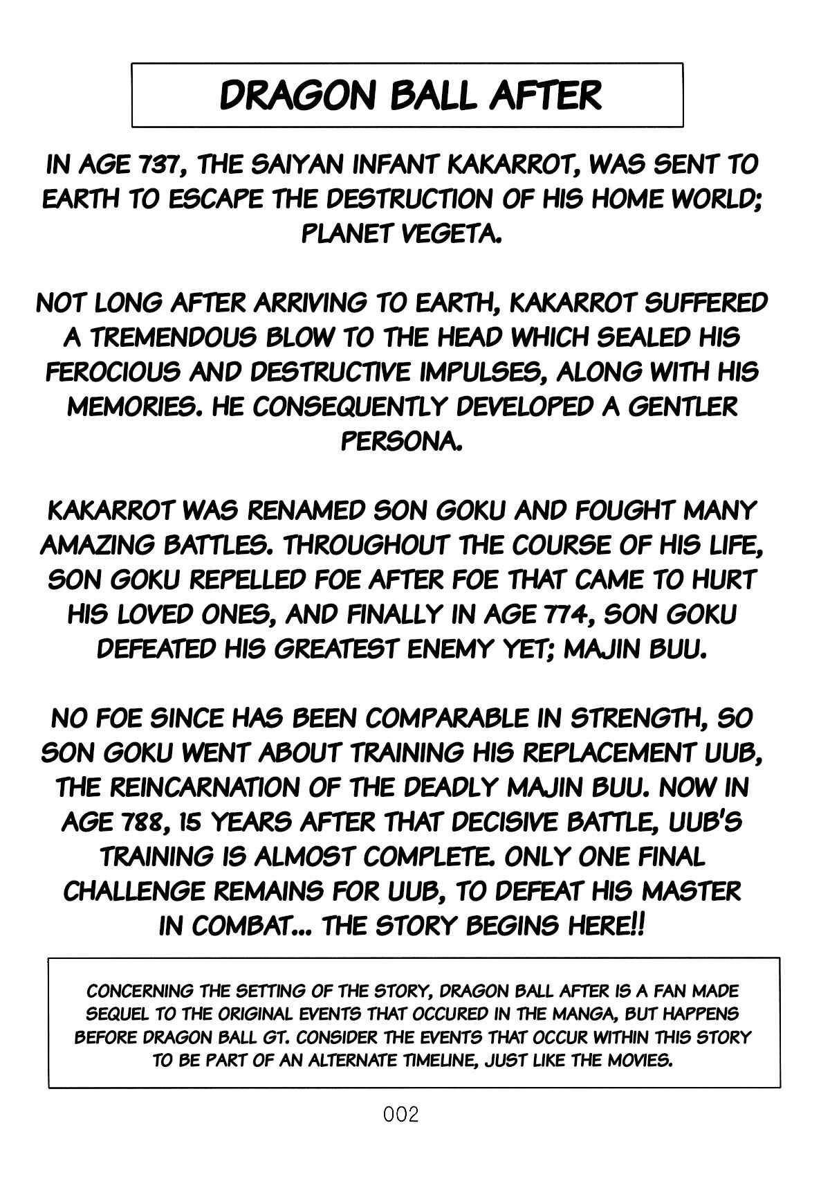 Page 3 Chapter 1 Dragon Ball After
