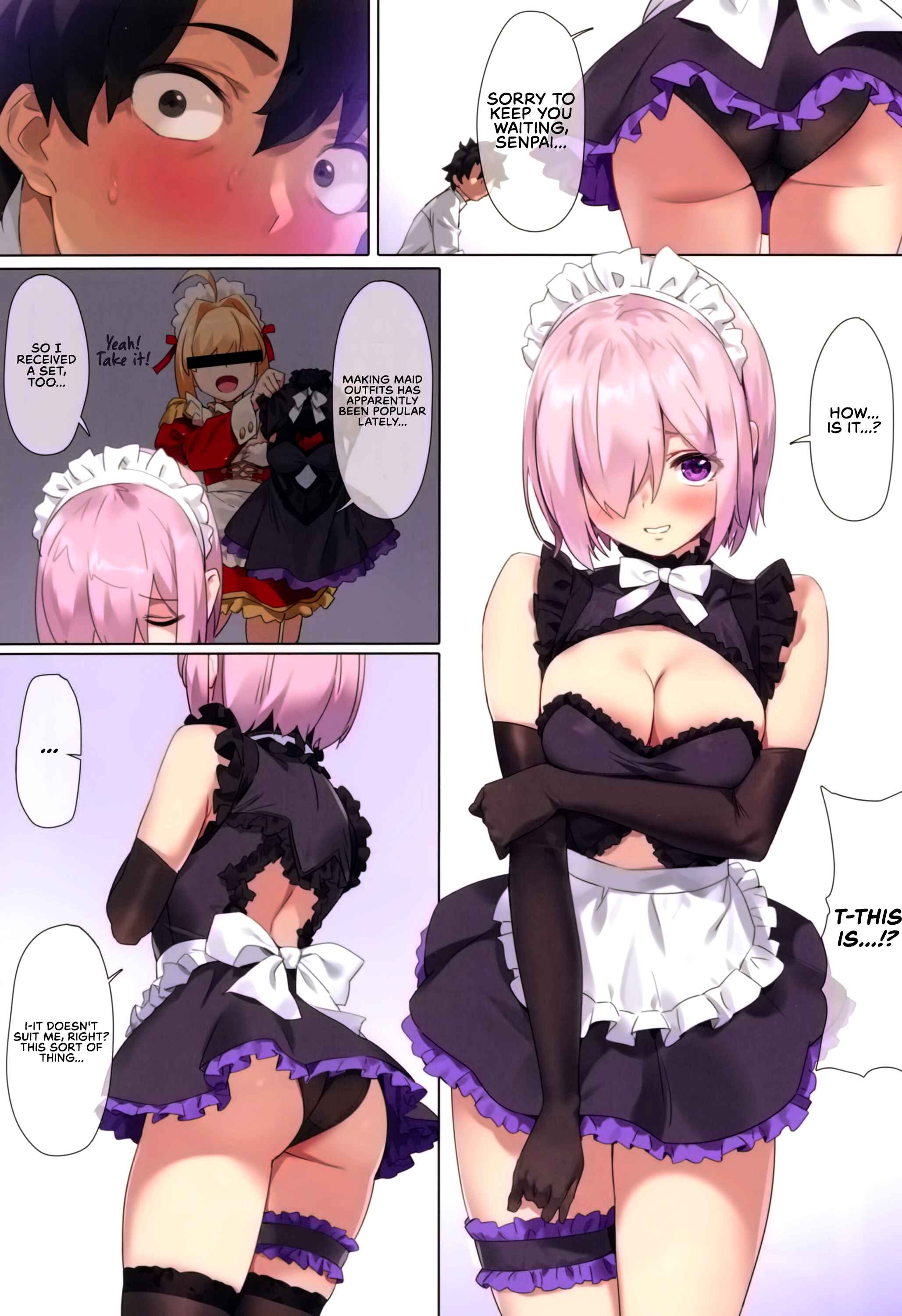 Page 4 Chapter Unknown_53fd Fate/Grand Order - Chaldea Maid #Mash (Doujinshi)