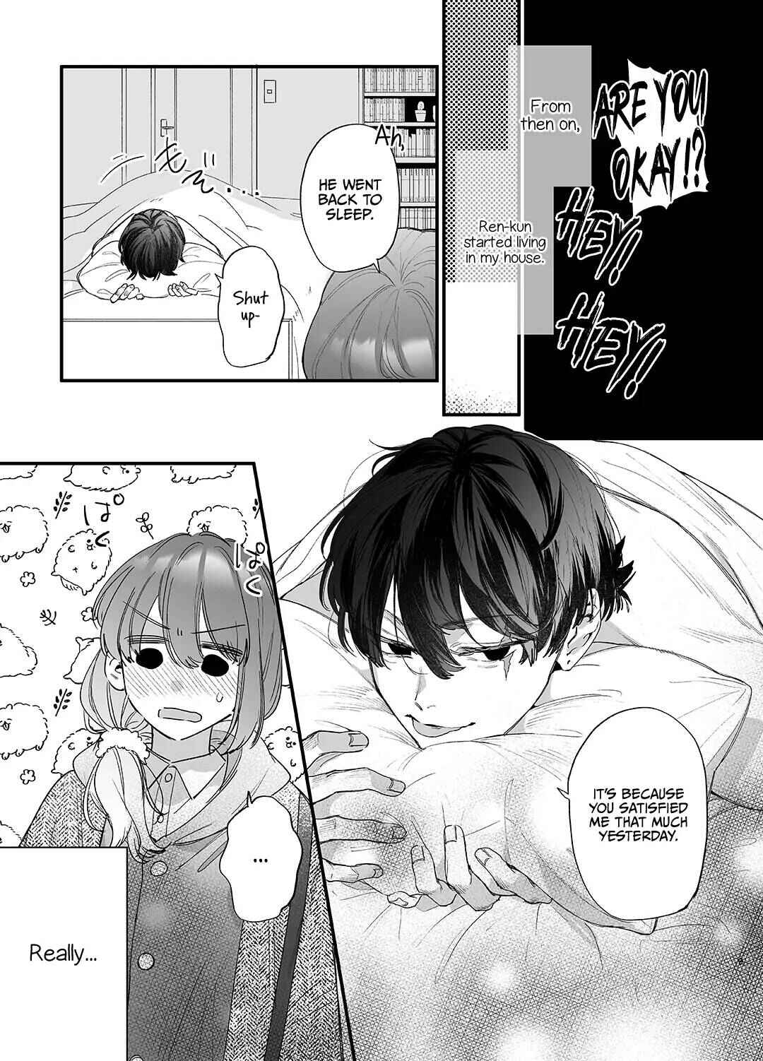 Page 9 Chapter 1 Saikyou Himokuzu Haraiya Ren-kun ni Dakitsubusareru made