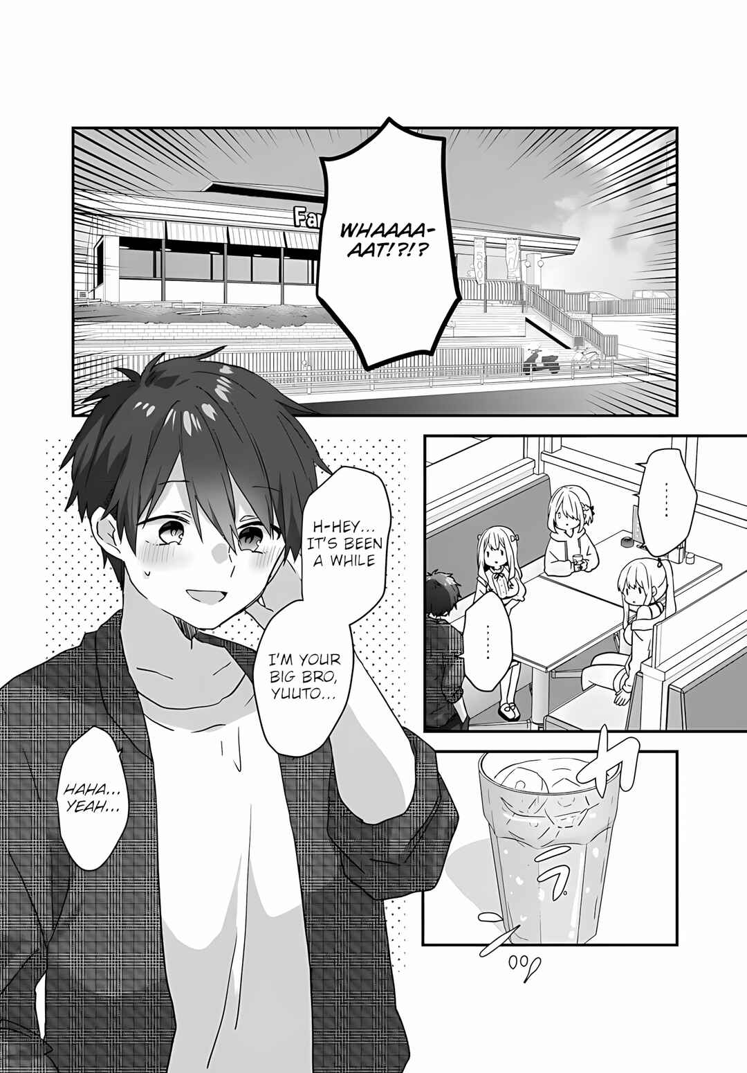 Page 4 Chapter 2.1 Daigaku Nyuugakuji Kara Uwasa Sareteita Bishoujo San Shimai, Ikiwakareteita Gimai Datta.