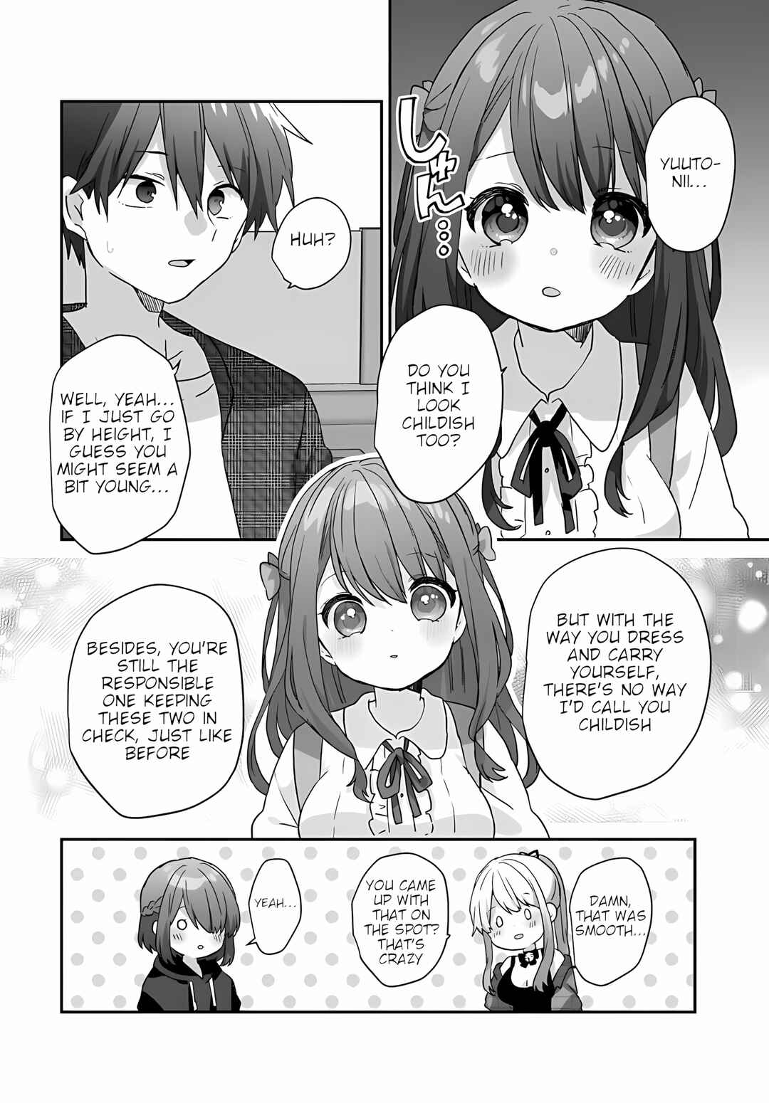 Page 9 Chapter 2.1 Daigaku Nyuugakuji Kara Uwasa Sareteita Bishoujo San Shimai, Ikiwakareteita Gimai Datta.