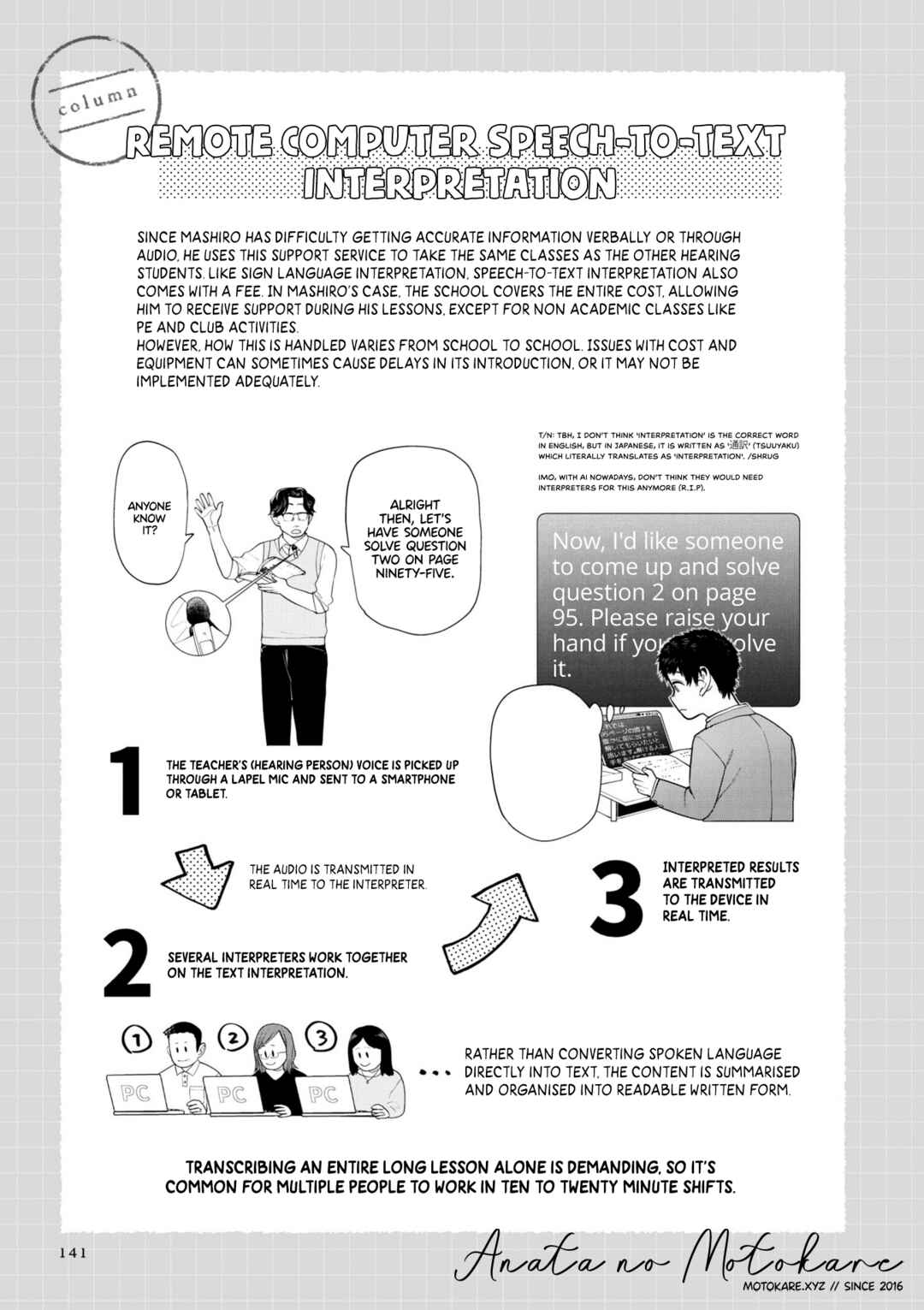 Page 1 Chapter 4.5 Bokura ni wa Bokura no Kotoba ga aru