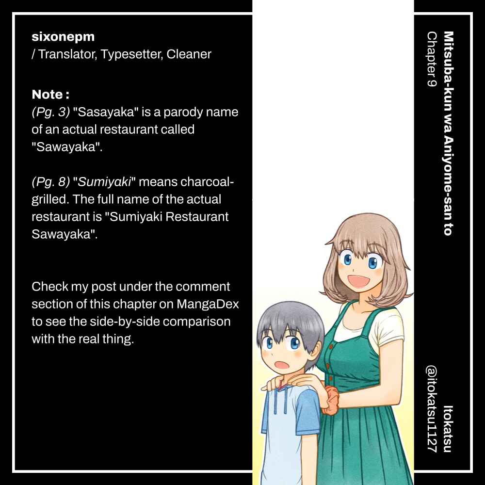 Page 22 Chapter 9 Mitsuba-kun wa Aniyome-san to.