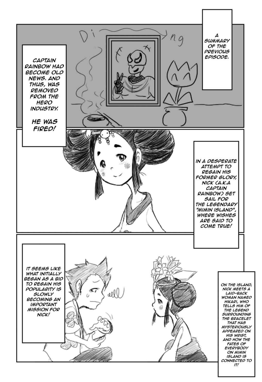Page 1 Chapter 2 Amazing Captain Rainbow