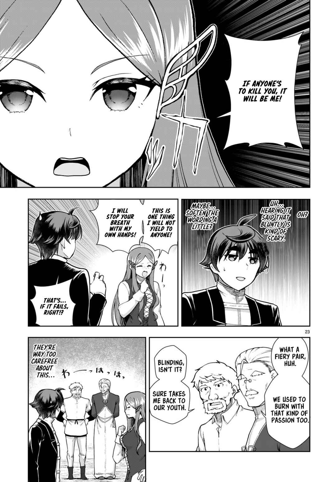 Page 23 Chapter 72 Botsuraku Yotei Nanode, Kajishokunin wo Mezasu