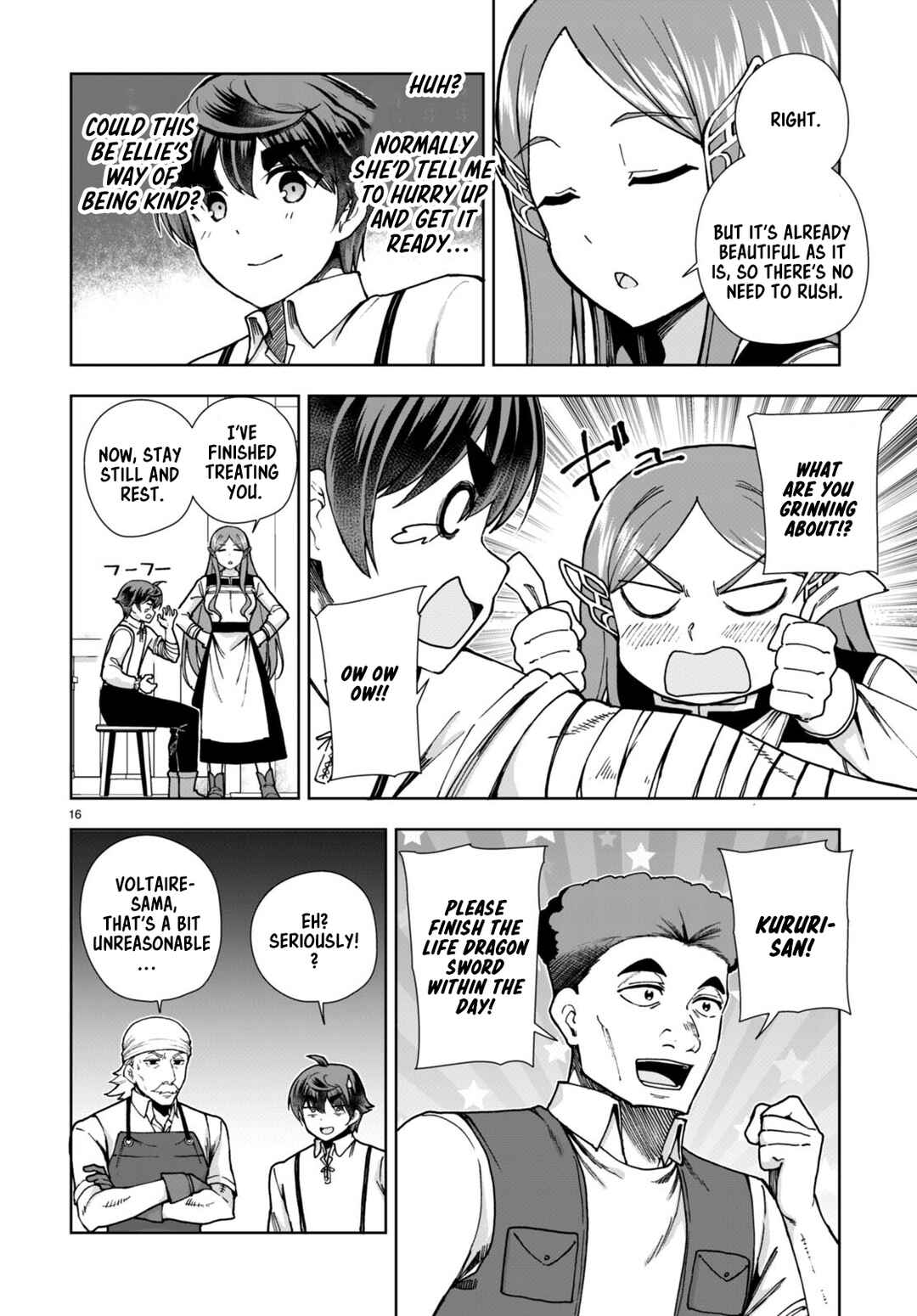 Page 18 Chapter 84 Botsuraku Yotei Nanode, Kajishokunin wo Mezasu