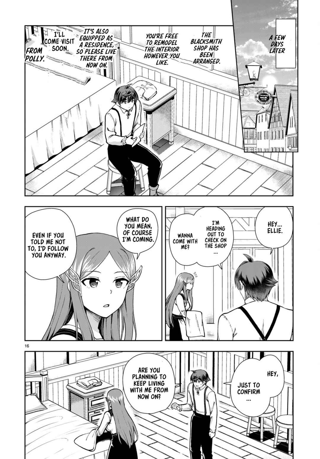 Page 16 Chapter 79 Botsuraku Yotei Nanode, Kajishokunin wo Mezasu