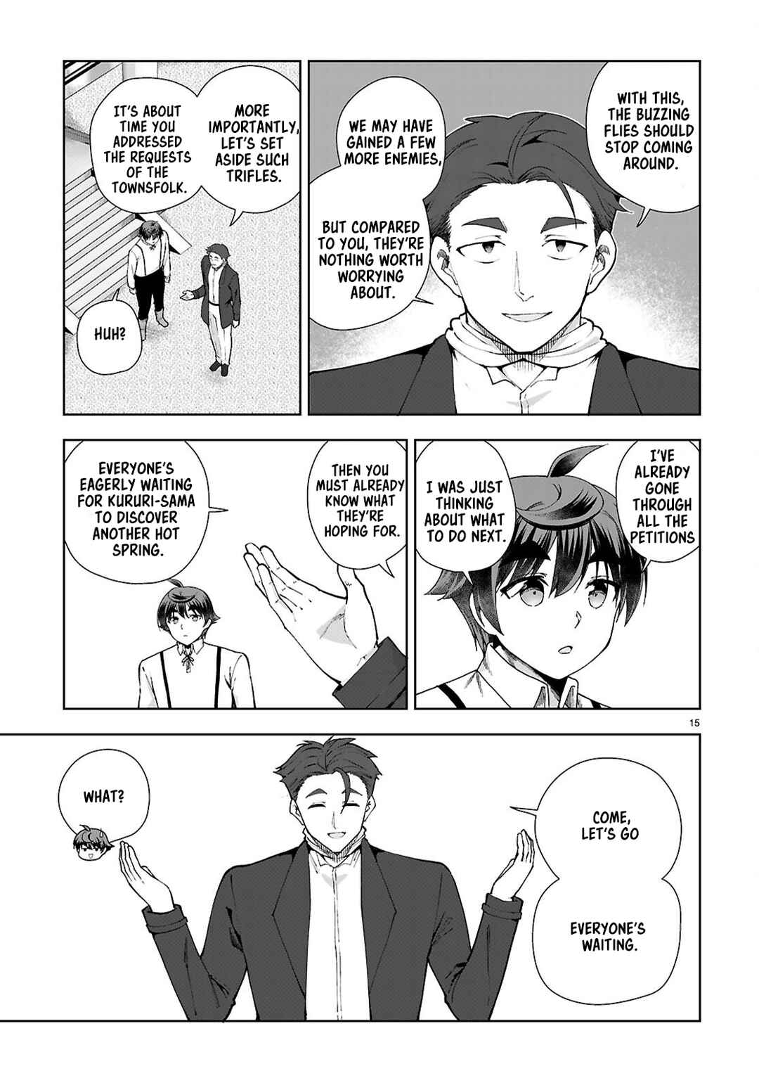 Page 15 Chapter 98 Botsuraku Yotei Nanode, Kajishokunin wo Mezasu