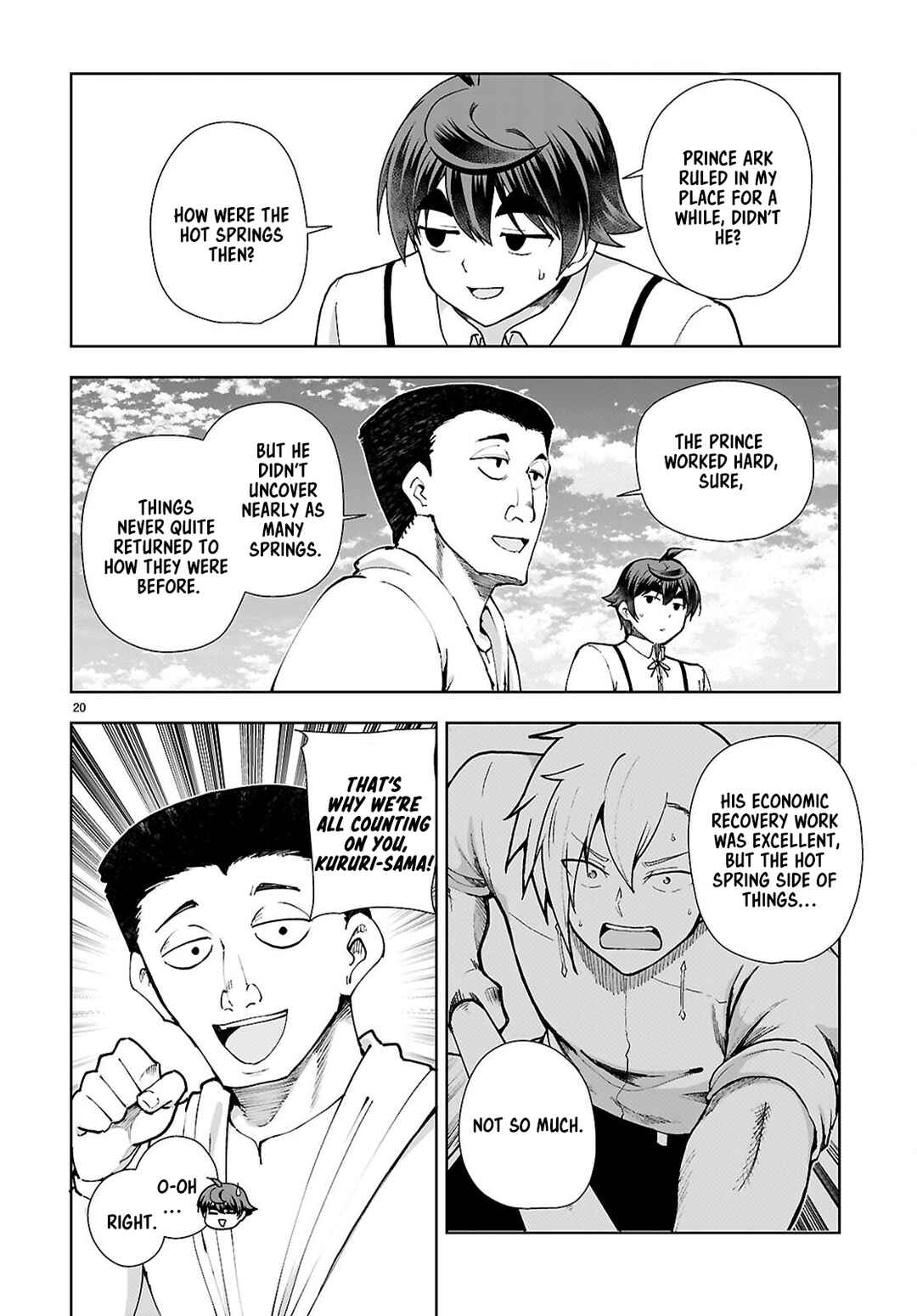 Page 20 Chapter 98 Botsuraku Yotei Nanode, Kajishokunin wo Mezasu