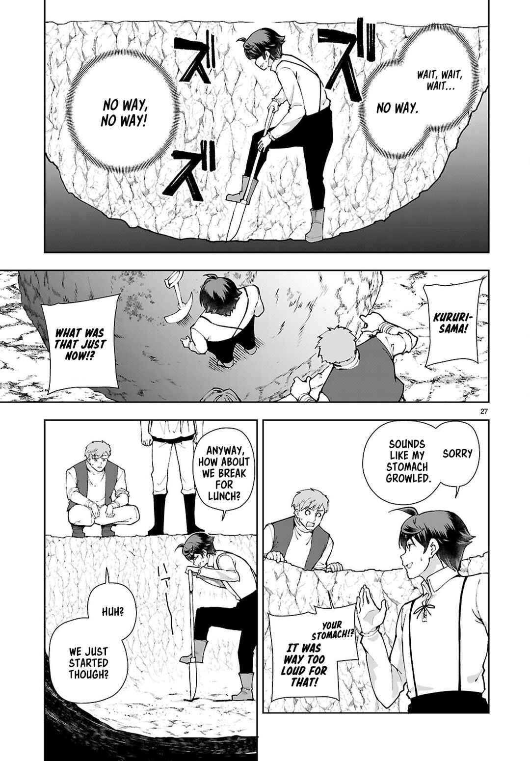 Page 27 Chapter 98 Botsuraku Yotei Nanode, Kajishokunin wo Mezasu