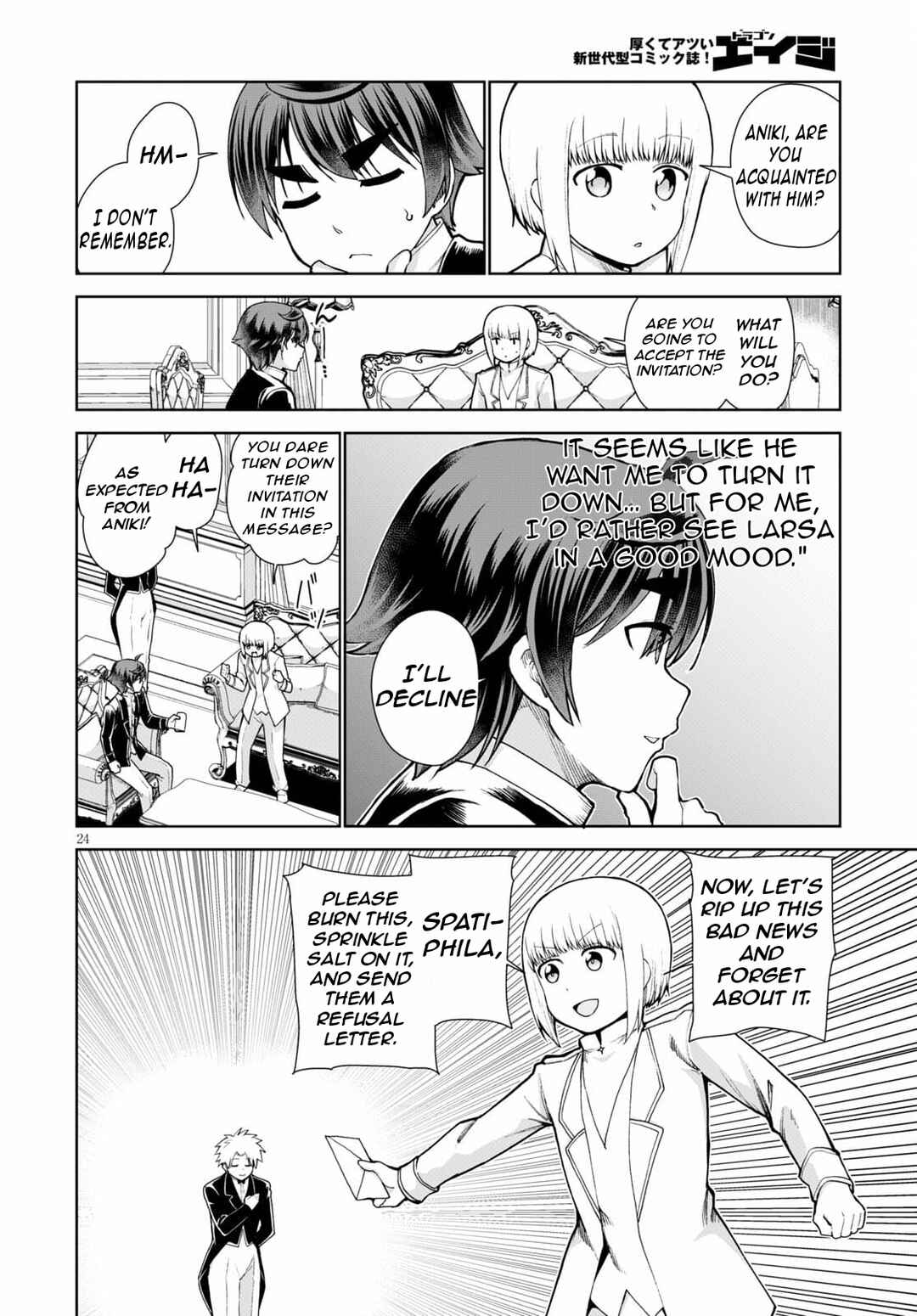Page 27 Chapter 54 Botsuraku Yotei Nanode, Kajishokunin wo Mezasu