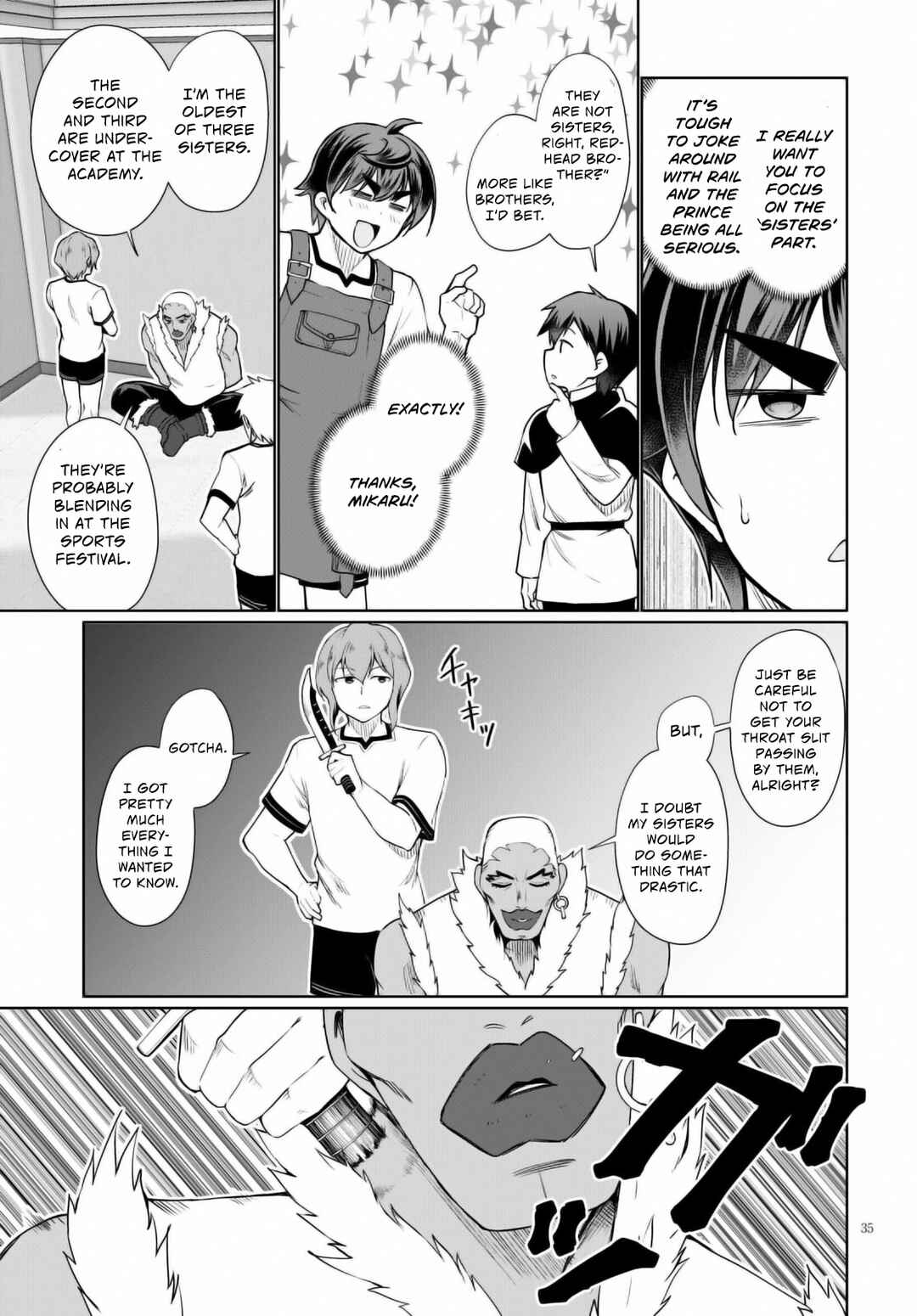 Page 36 Chapter 40 Botsuraku Yotei Nanode, Kajishokunin wo Mezasu