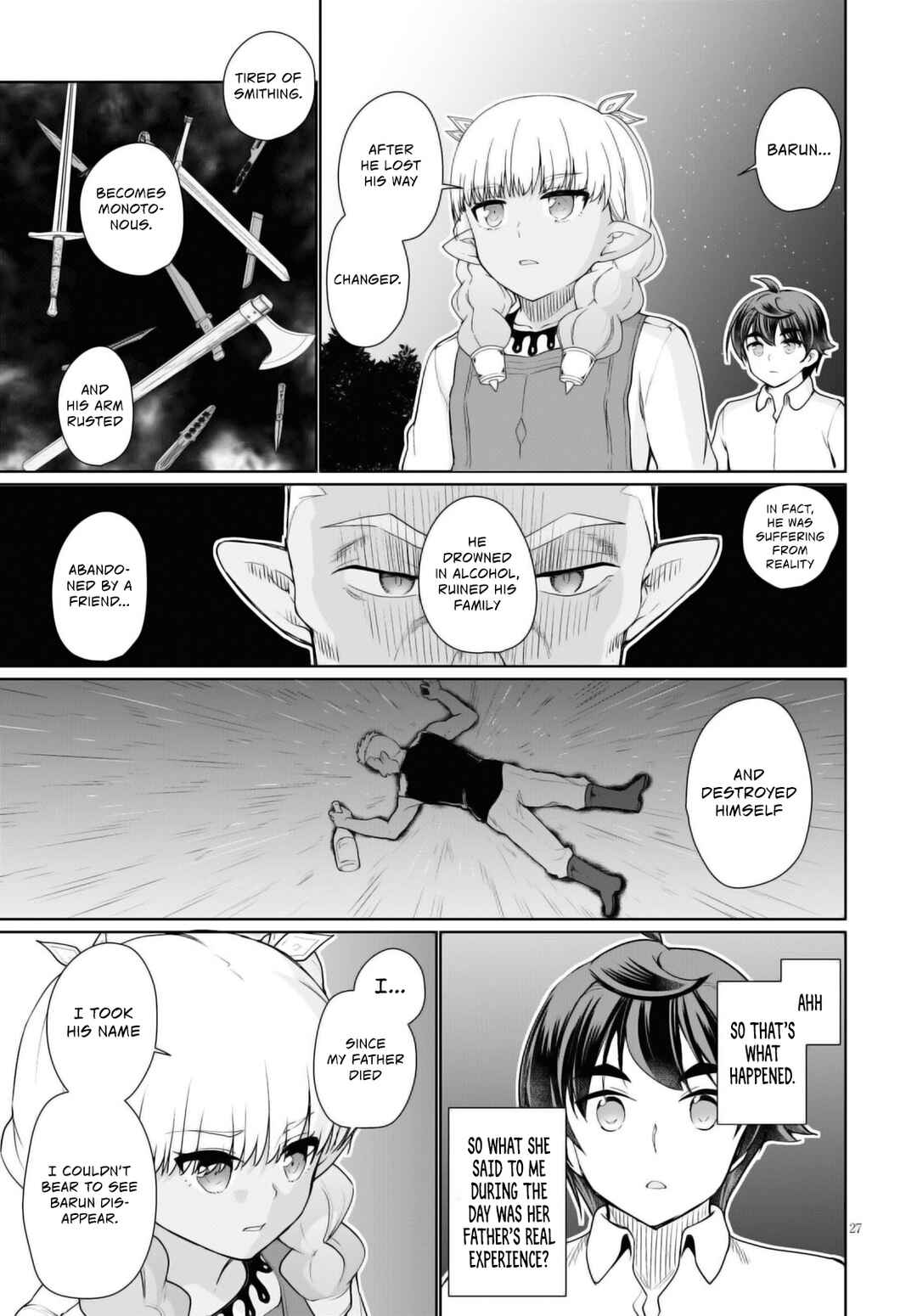Page 28 Chapter 43 Botsuraku Yotei Nanode, Kajishokunin wo Mezasu
