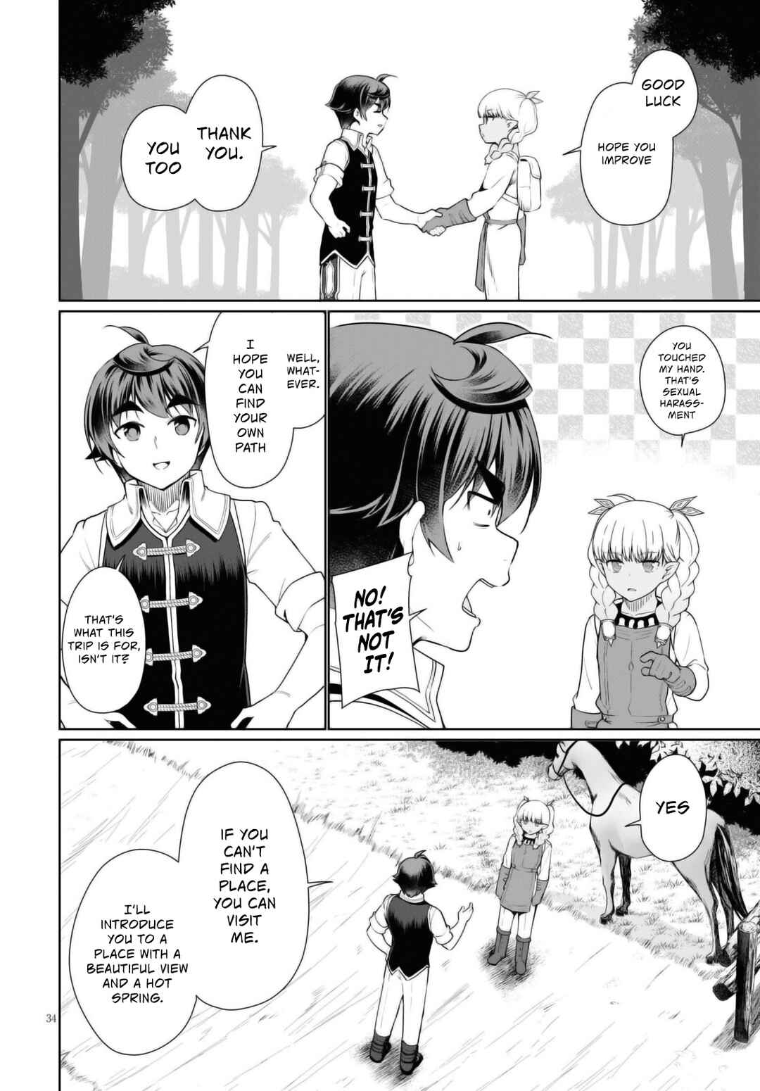 Page 35 Chapter 43 Botsuraku Yotei Nanode, Kajishokunin wo Mezasu