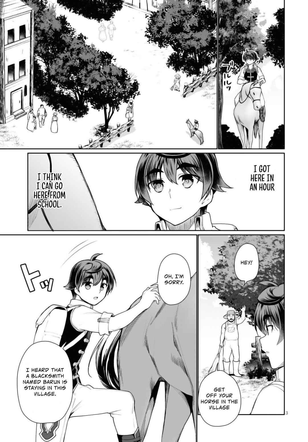 Page 4 Chapter 43 Botsuraku Yotei Nanode, Kajishokunin wo Mezasu