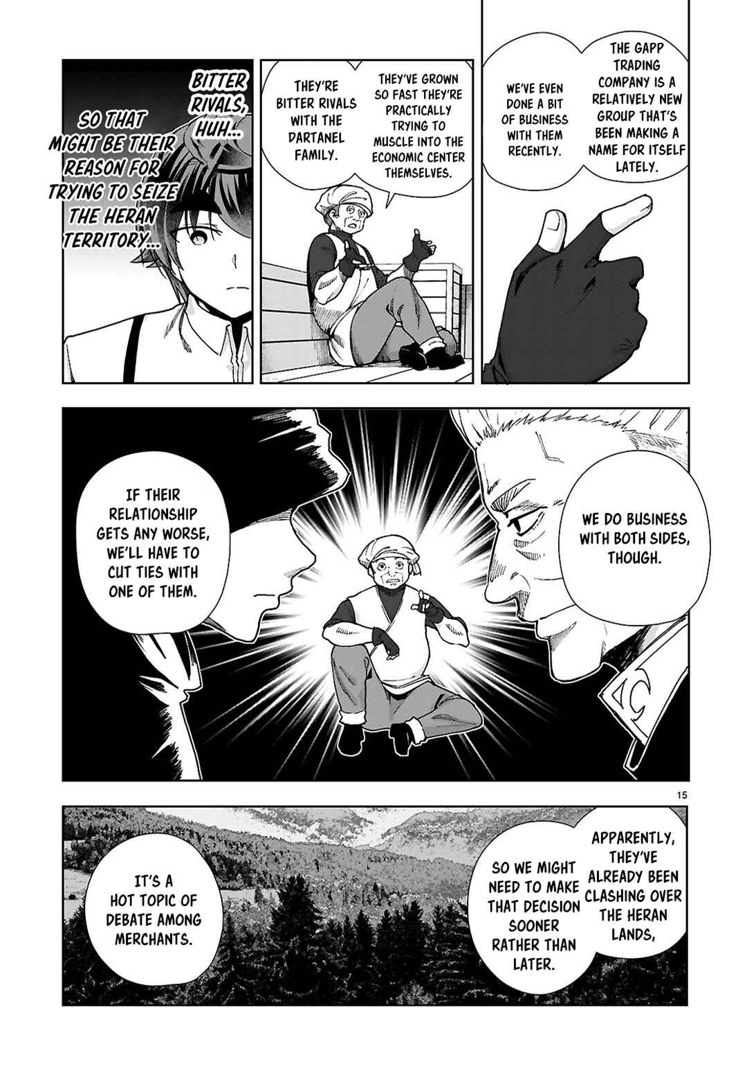 Page 15 Chapter 87 Botsuraku Yotei Nanode, Kajishokunin wo Mezasu