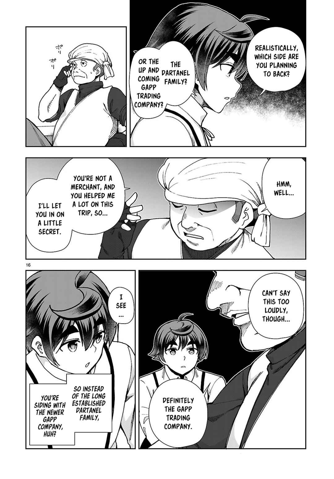 Page 16 Chapter 87 Botsuraku Yotei Nanode, Kajishokunin wo Mezasu