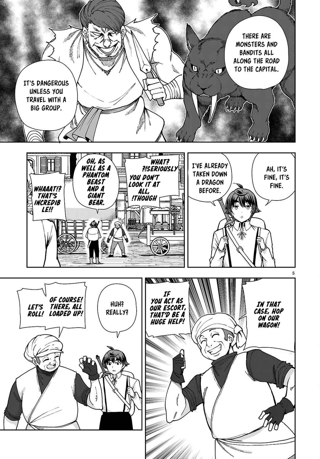 Page 5 Chapter 87 Botsuraku Yotei Nanode, Kajishokunin wo Mezasu