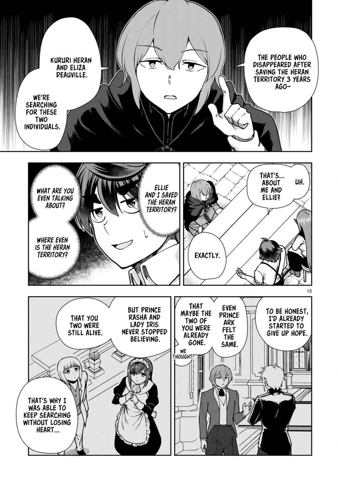 Page 13 Chapter 85 Botsuraku Yotei Nanode, Kajishokunin wo Mezasu