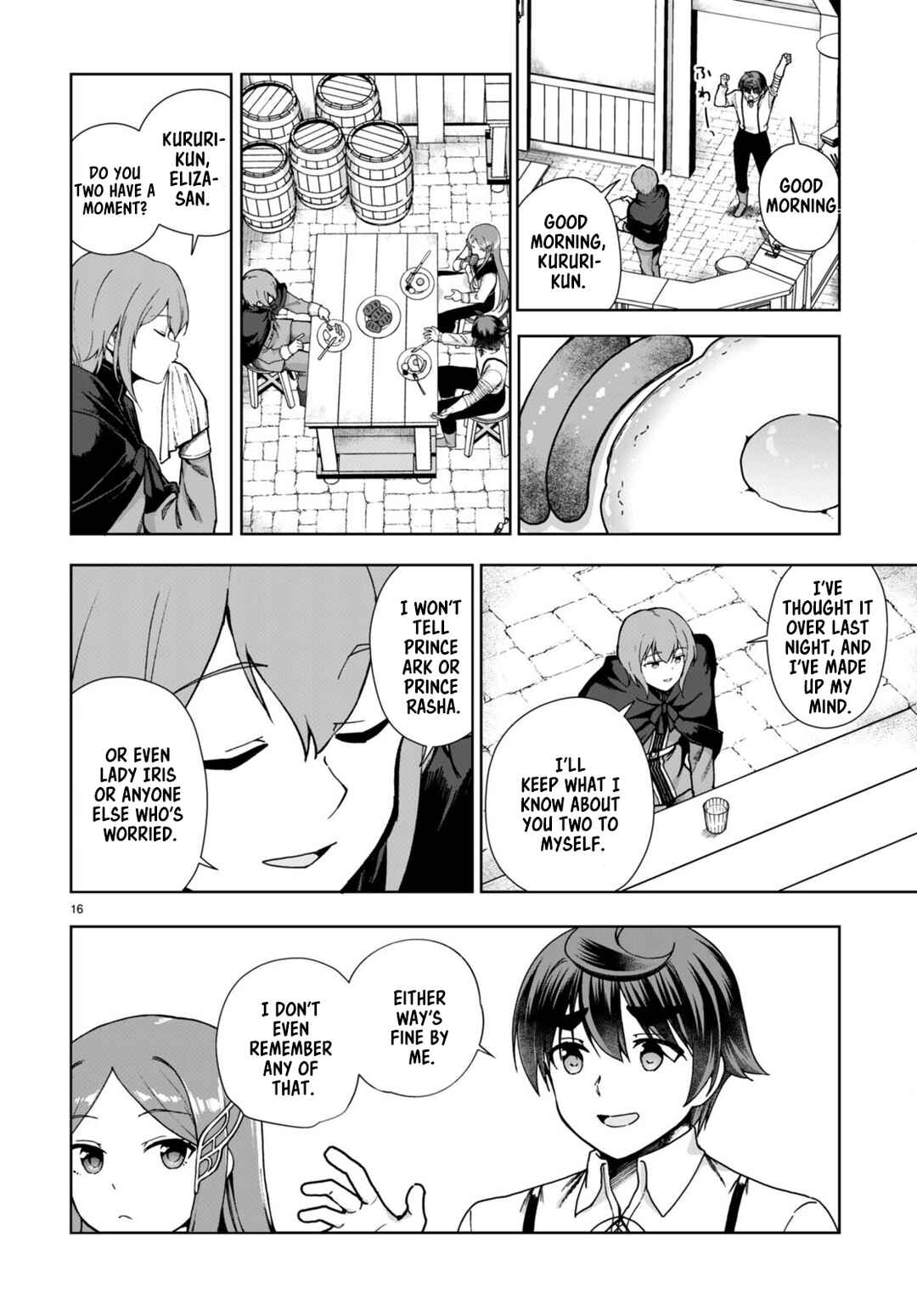 Page 16 Chapter 85 Botsuraku Yotei Nanode, Kajishokunin wo Mezasu
