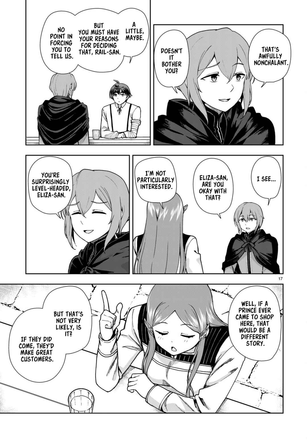 Page 17 Chapter 85 Botsuraku Yotei Nanode, Kajishokunin wo Mezasu