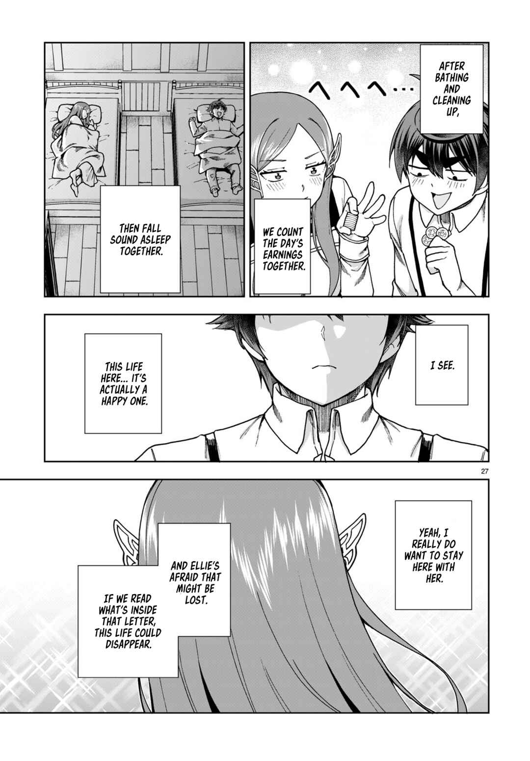 Page 27 Chapter 85 Botsuraku Yotei Nanode, Kajishokunin wo Mezasu