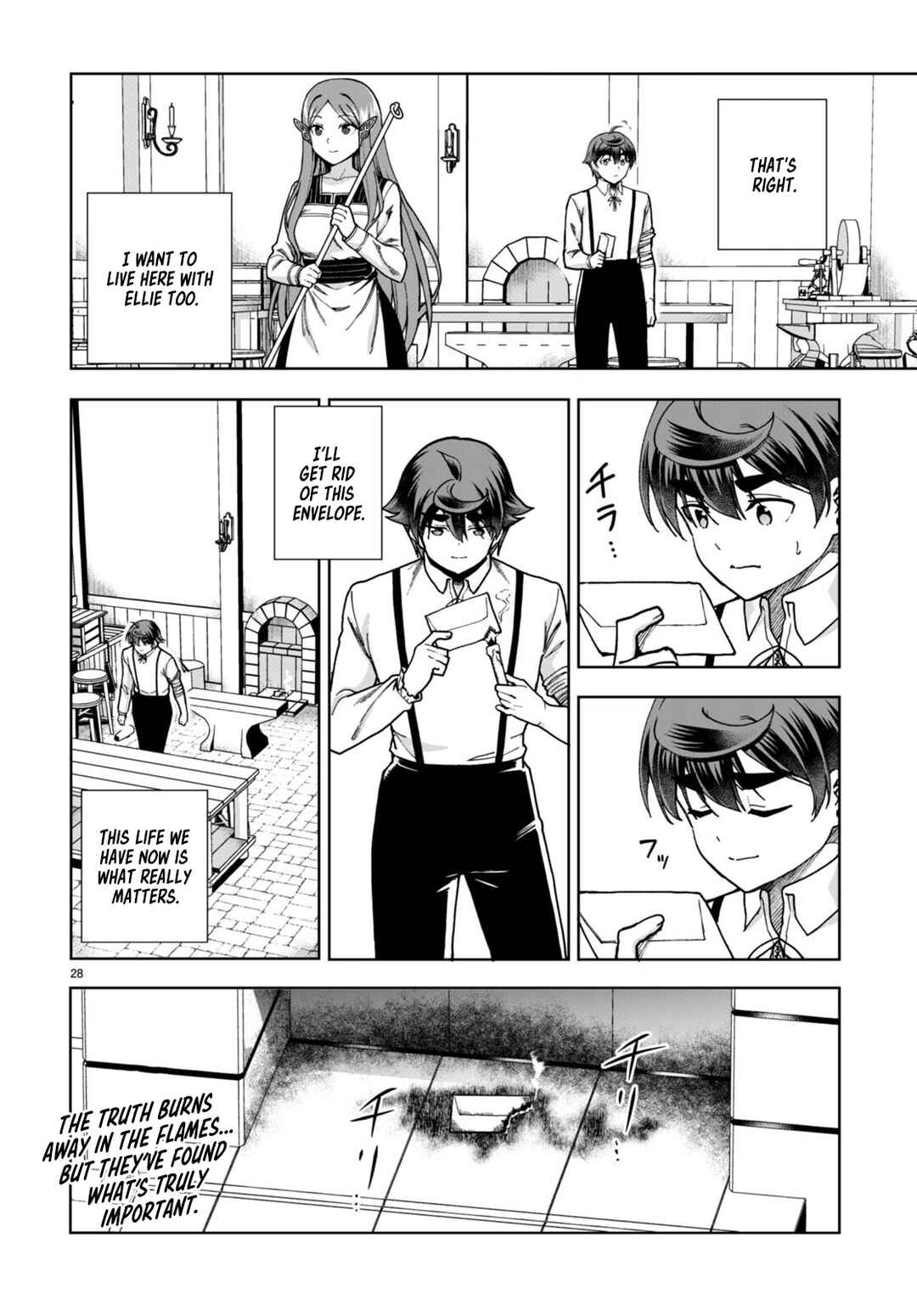 Page 28 Chapter 85 Botsuraku Yotei Nanode, Kajishokunin wo Mezasu