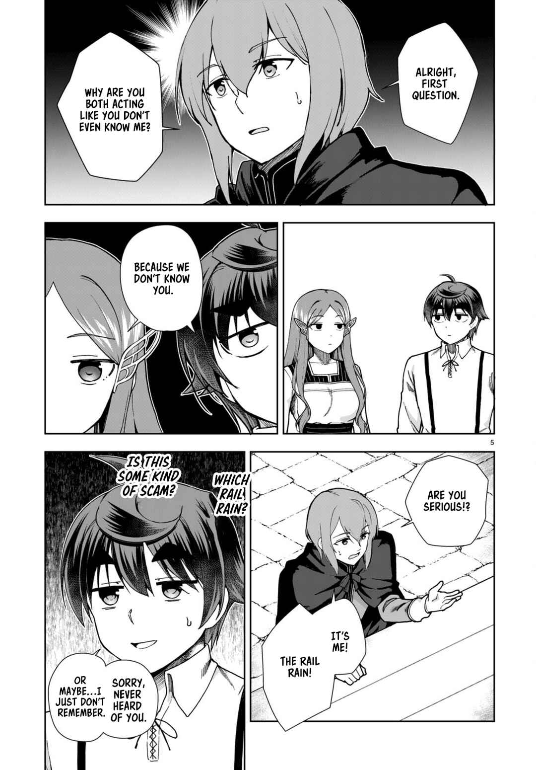 Page 5 Chapter 85 Botsuraku Yotei Nanode, Kajishokunin wo Mezasu