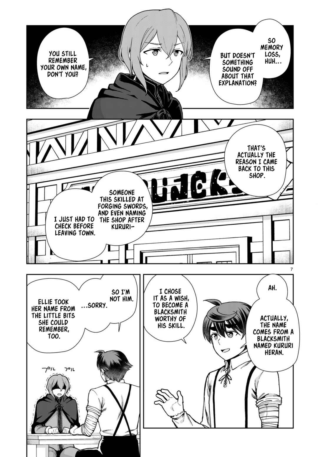 Page 7 Chapter 85 Botsuraku Yotei Nanode, Kajishokunin wo Mezasu