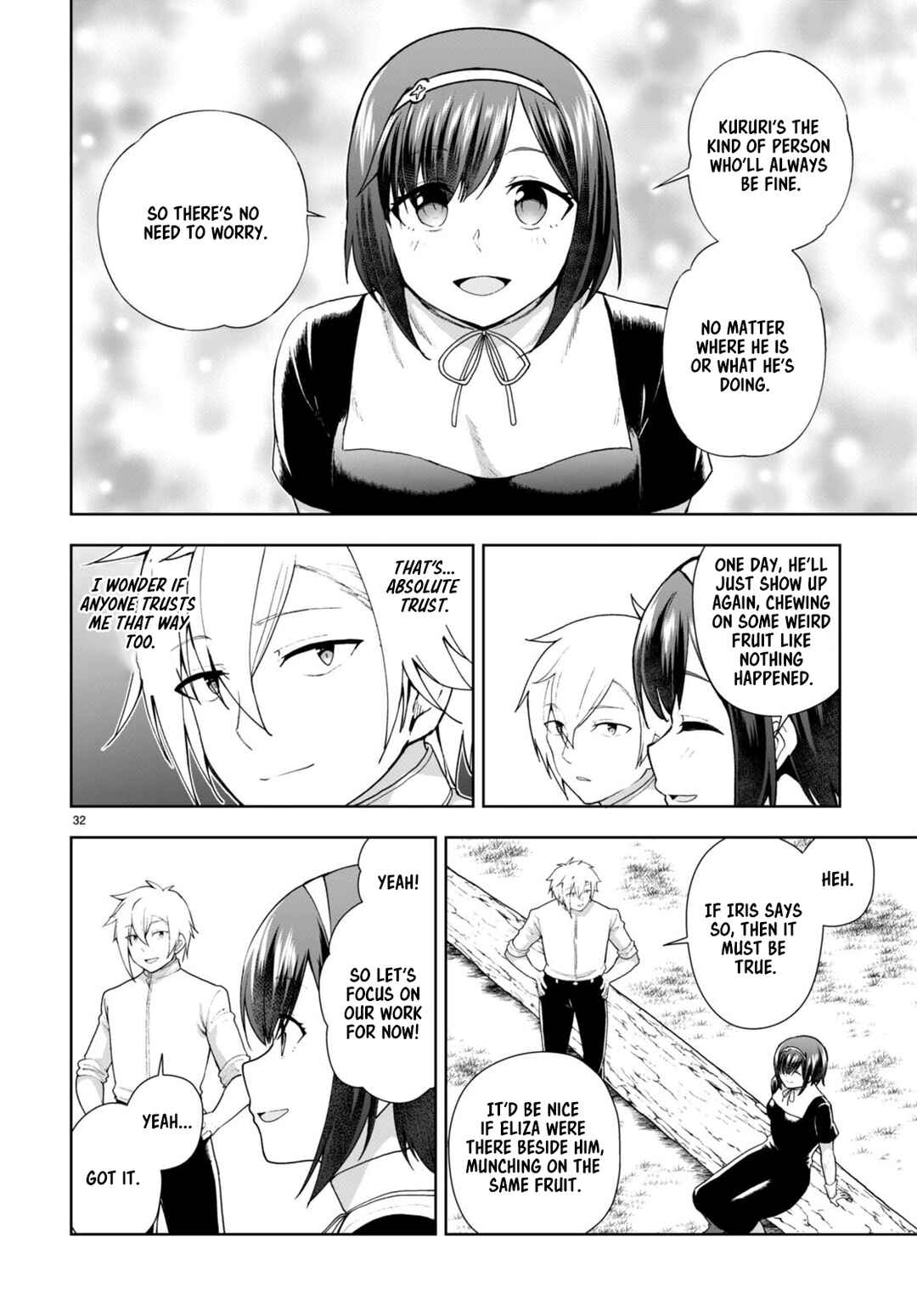 Page 32 Chapter 75 Botsuraku Yotei Nanode, Kajishokunin wo Mezasu