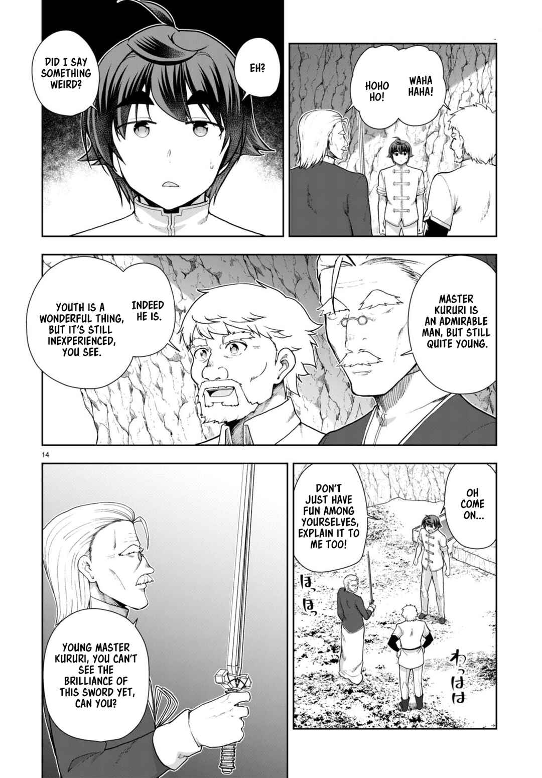 Page 14 Chapter 74 Botsuraku Yotei Nanode, Kajishokunin wo Mezasu