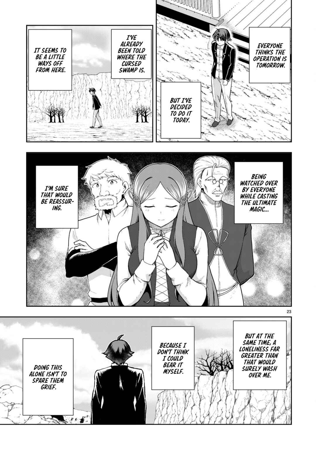 Page 23 Chapter 74 Botsuraku Yotei Nanode, Kajishokunin wo Mezasu