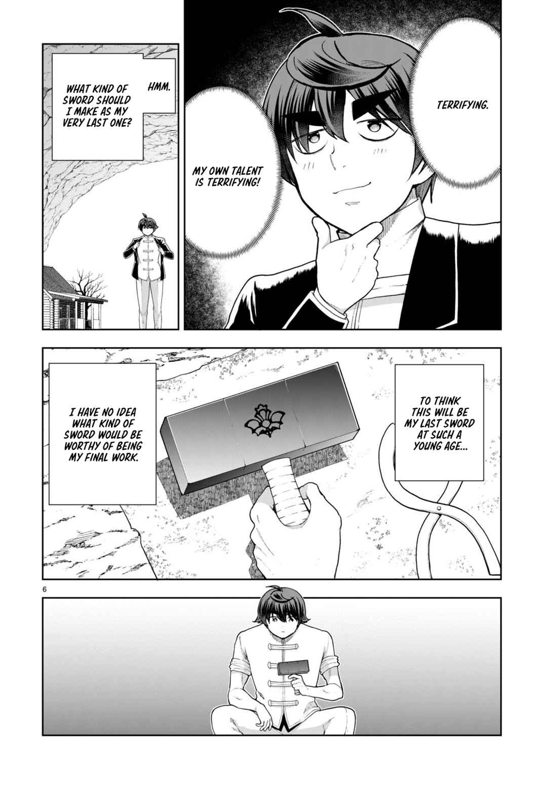 Page 6 Chapter 74 Botsuraku Yotei Nanode, Kajishokunin wo Mezasu
