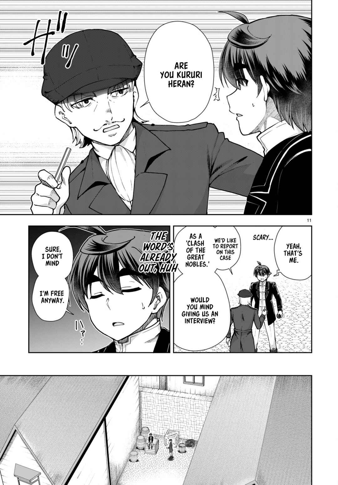 Page 11 Chapter 61 Botsuraku Yotei Nanode, Kajishokunin wo Mezasu