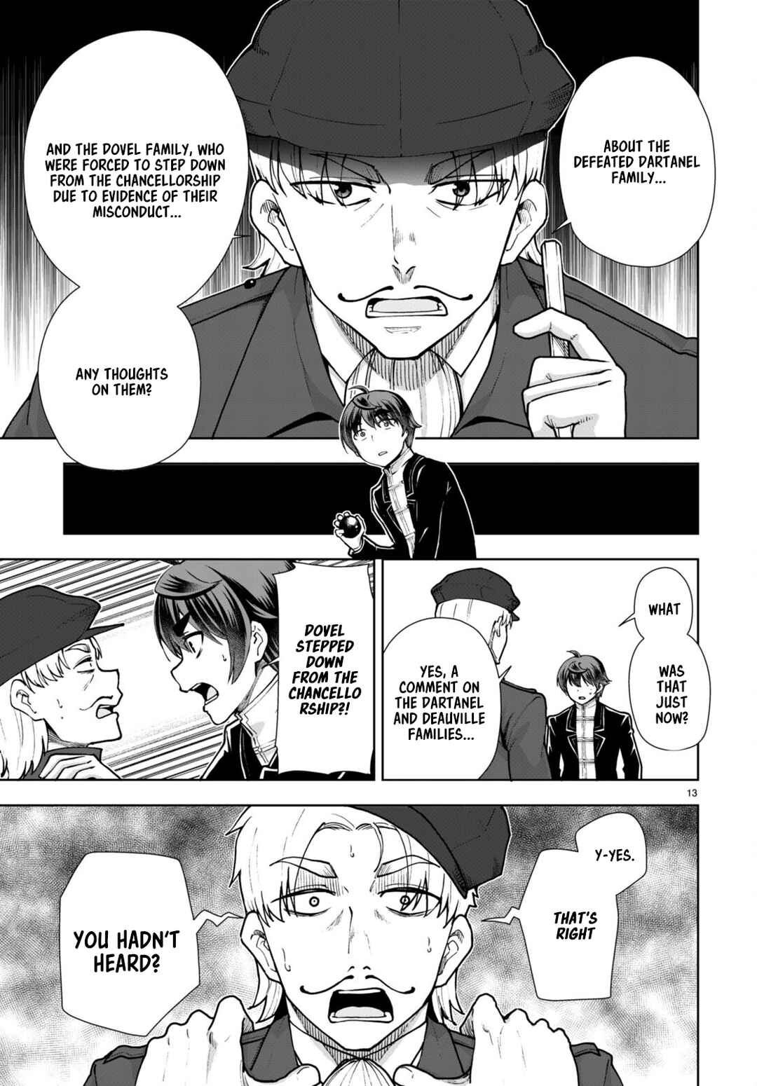 Page 13 Chapter 61 Botsuraku Yotei Nanode, Kajishokunin wo Mezasu