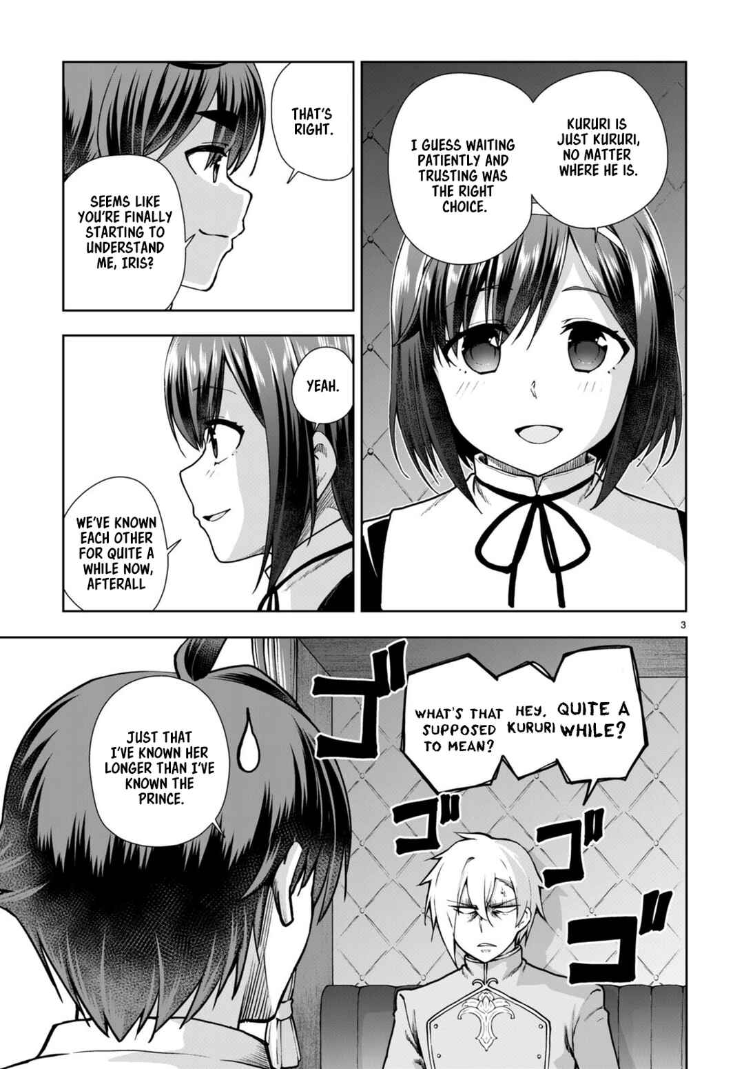 Page 3 Chapter 61 Botsuraku Yotei Nanode, Kajishokunin wo Mezasu