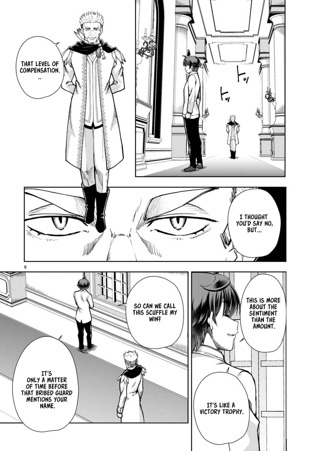 Page 8 Chapter 61 Botsuraku Yotei Nanode, Kajishokunin wo Mezasu