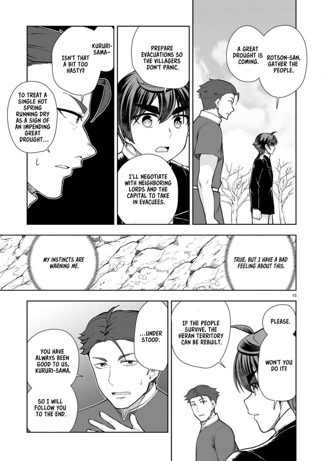 Page 15 Chapter 66 Botsuraku Yotei Nanode, Kajishokunin wo Mezasu