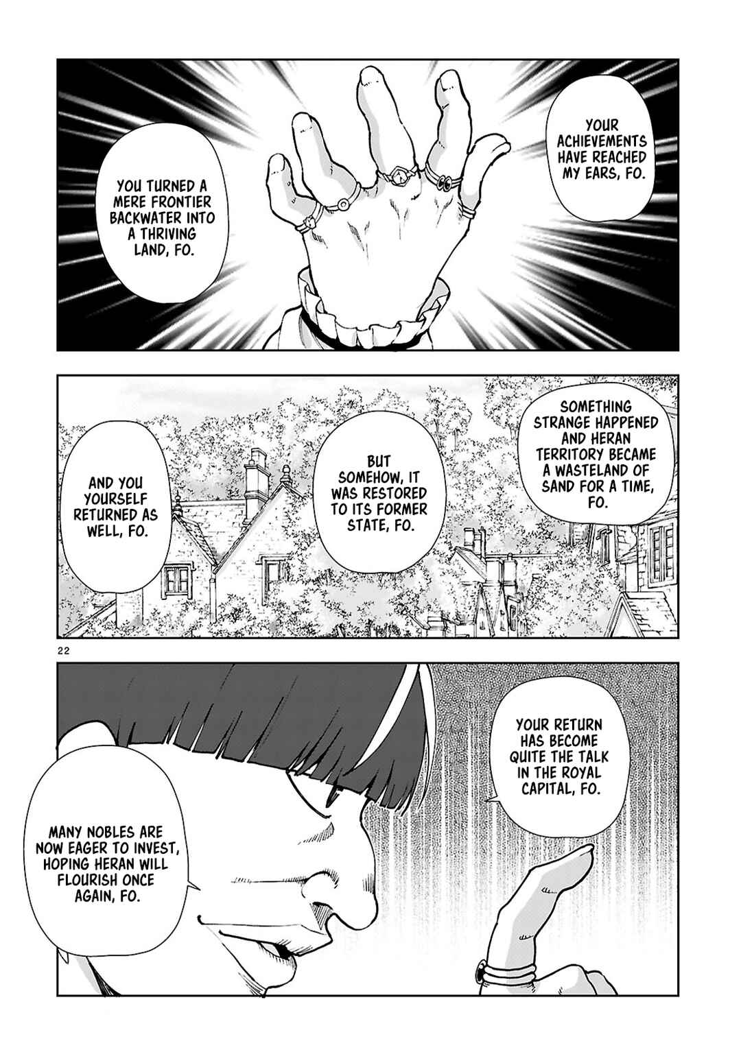Page 22 Chapter 97 Botsuraku Yotei Nanode, Kajishokunin wo Mezasu