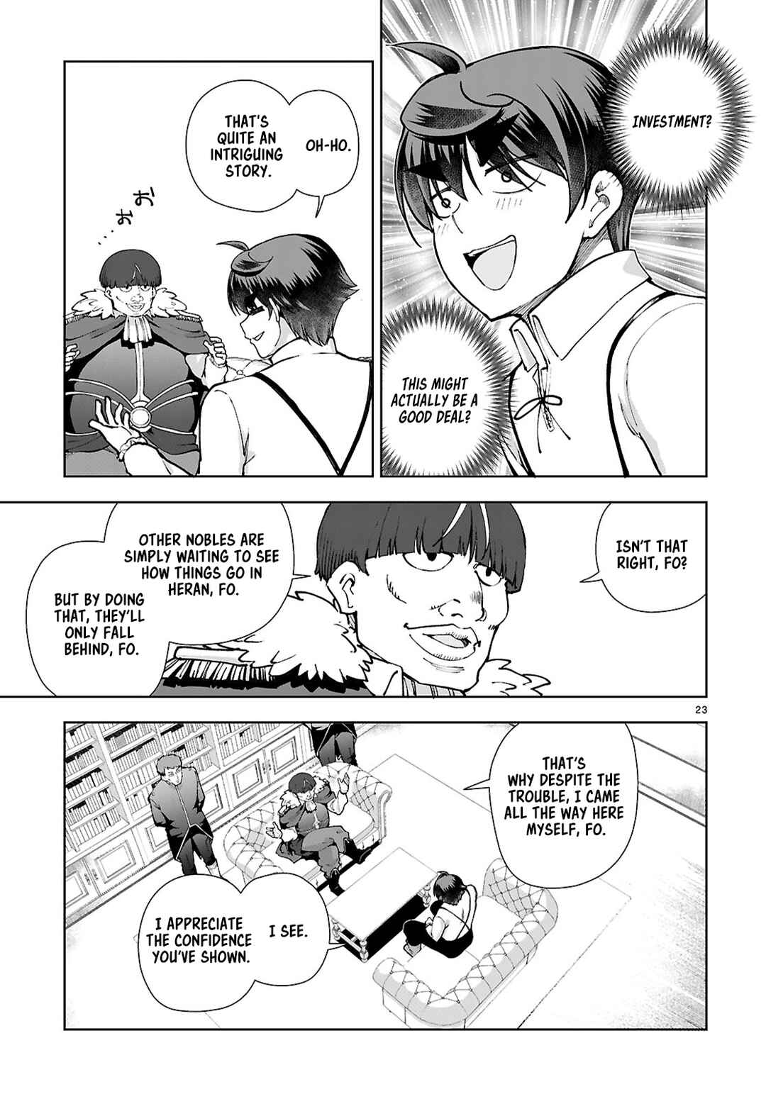Page 23 Chapter 97 Botsuraku Yotei Nanode, Kajishokunin wo Mezasu