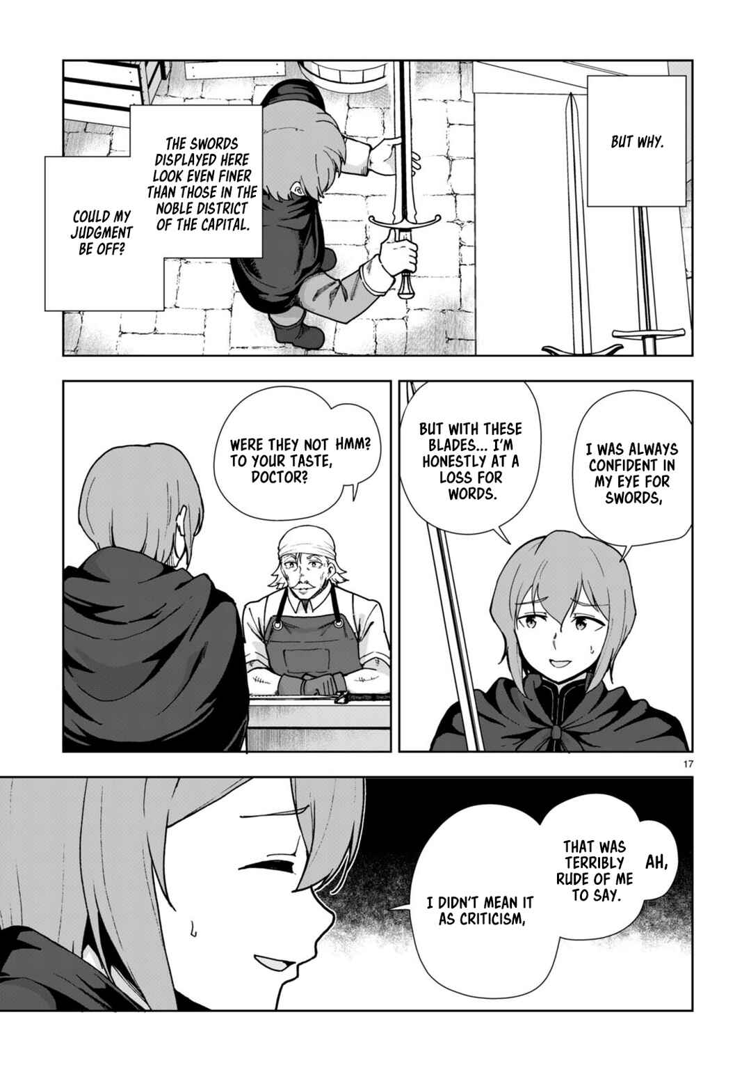 Page 17 Chapter 83 Botsuraku Yotei Nanode, Kajishokunin wo Mezasu