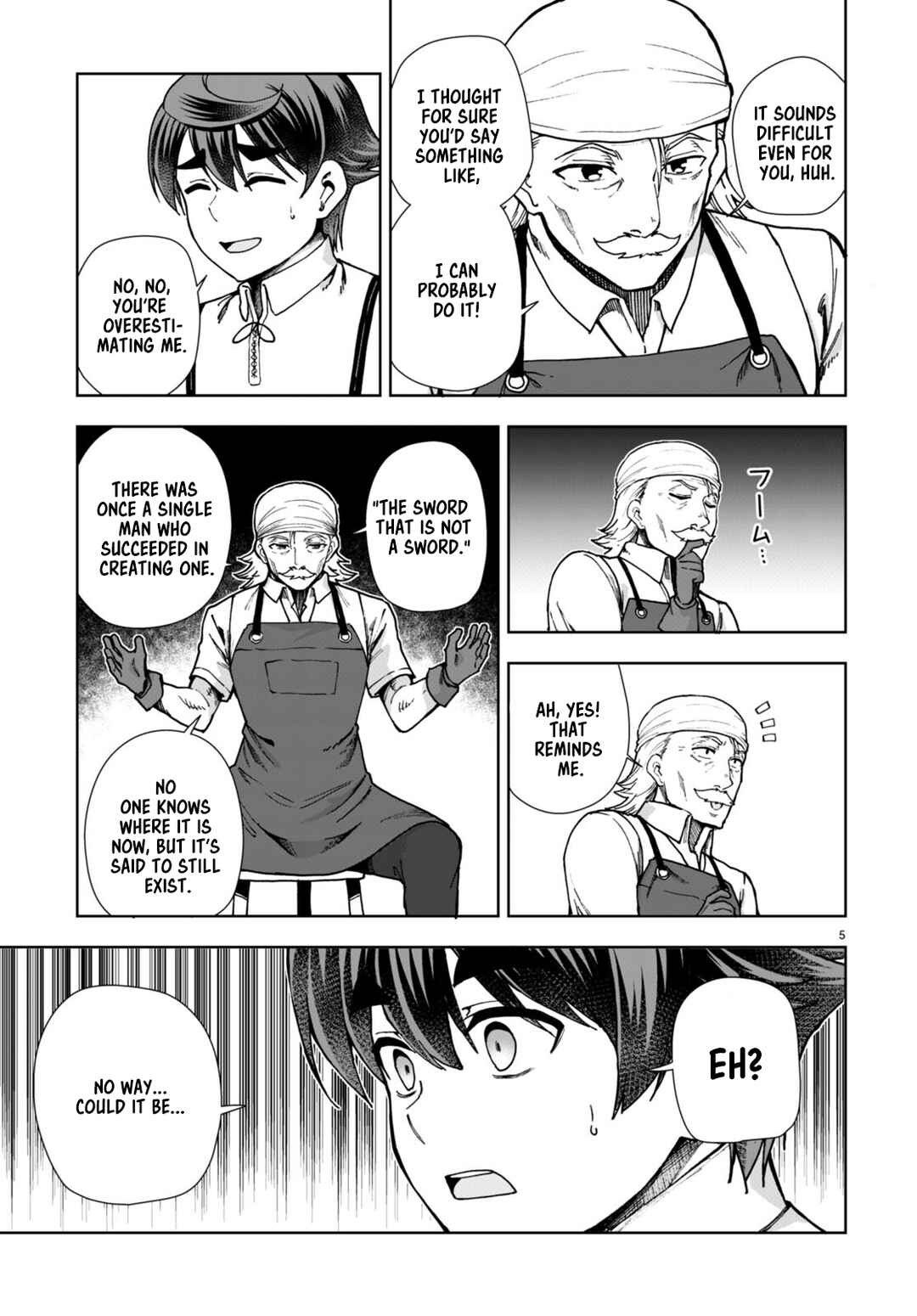 Page 5 Chapter 83 Botsuraku Yotei Nanode, Kajishokunin wo Mezasu